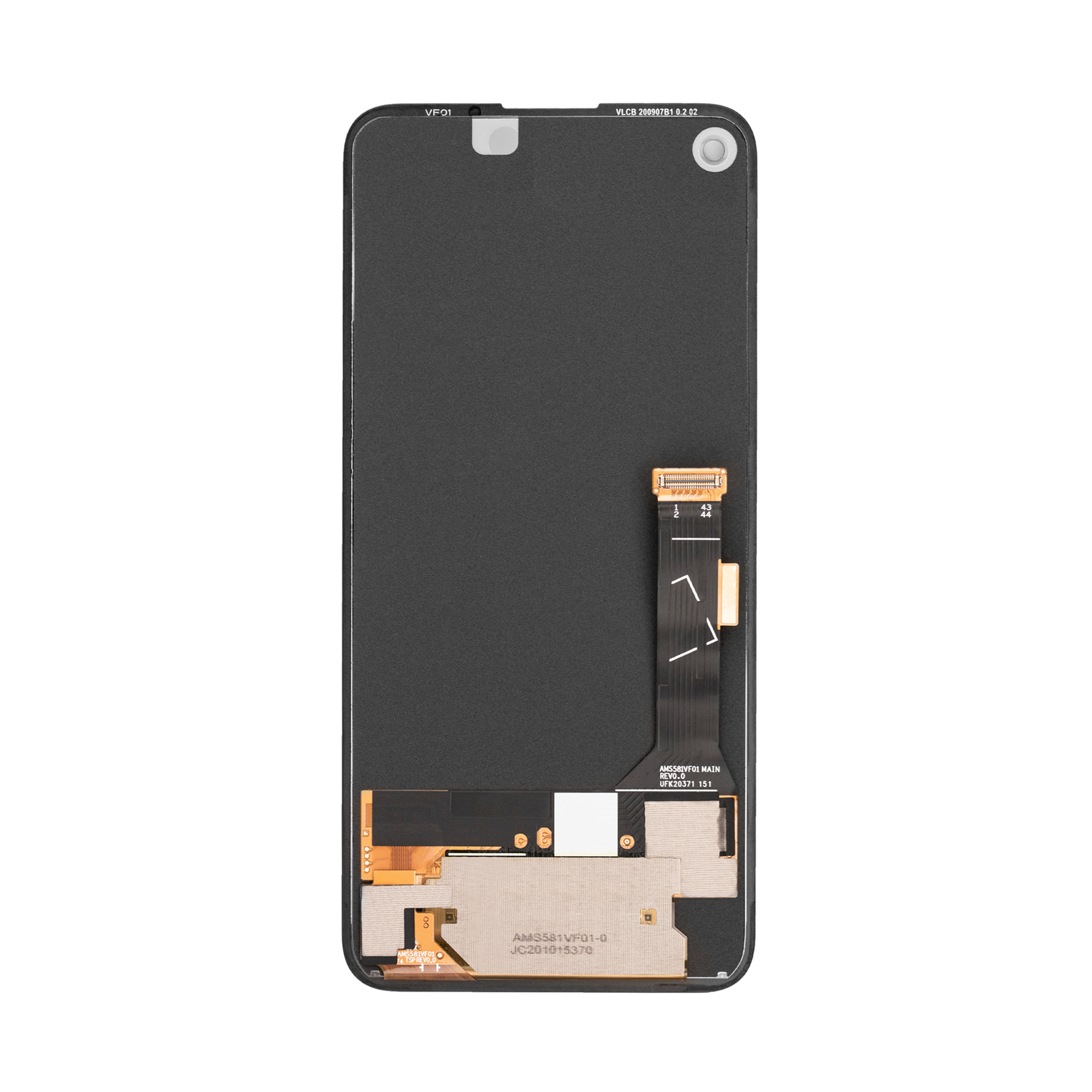 Google Pixel 4A Display und Touchscreen-Digitizer ohne Rahmen Black aufbereitet – Bild 2