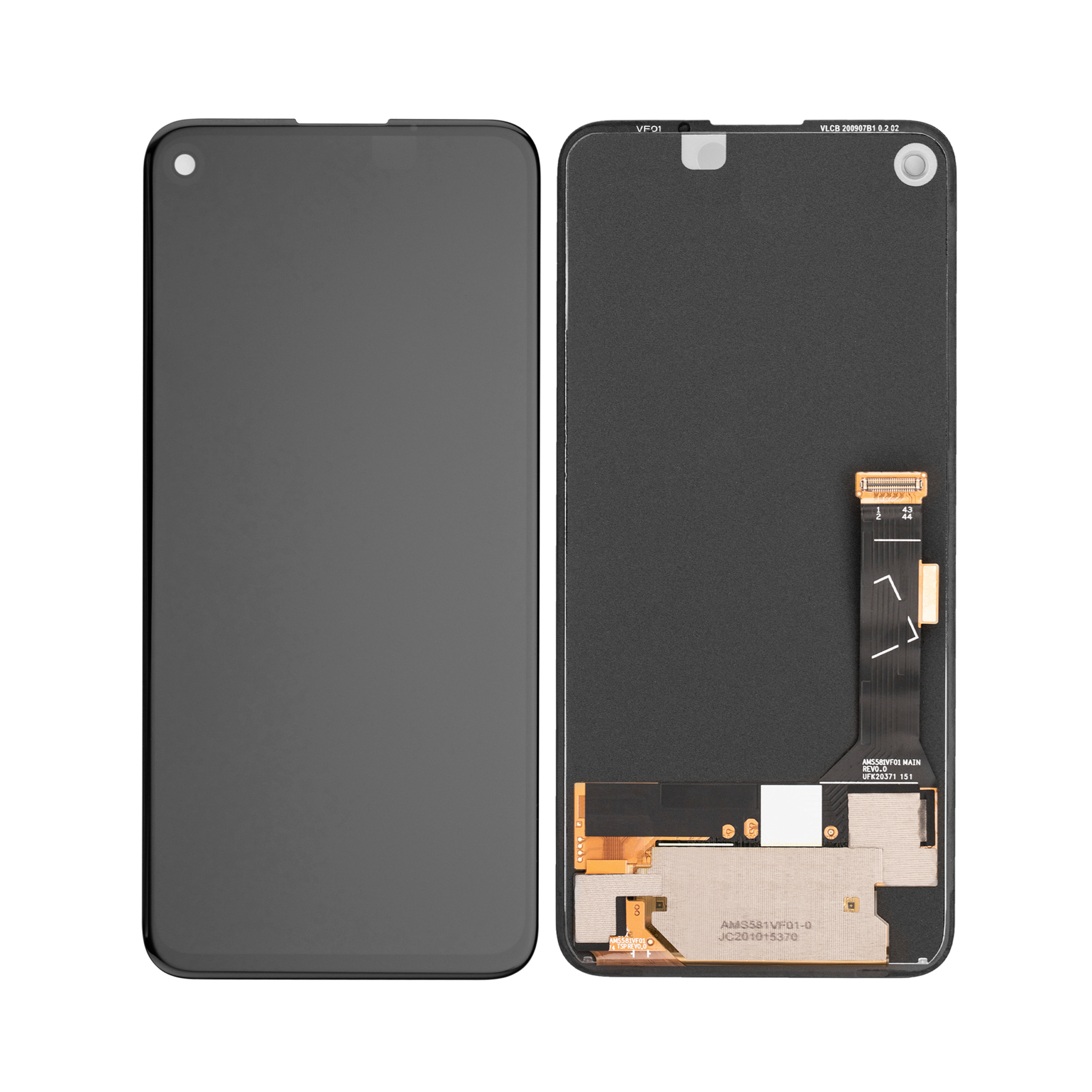 Google Pixel 4A Display und Touchscreen-Digitizer ohne Rahmen Black aufbereitet – Bild 3