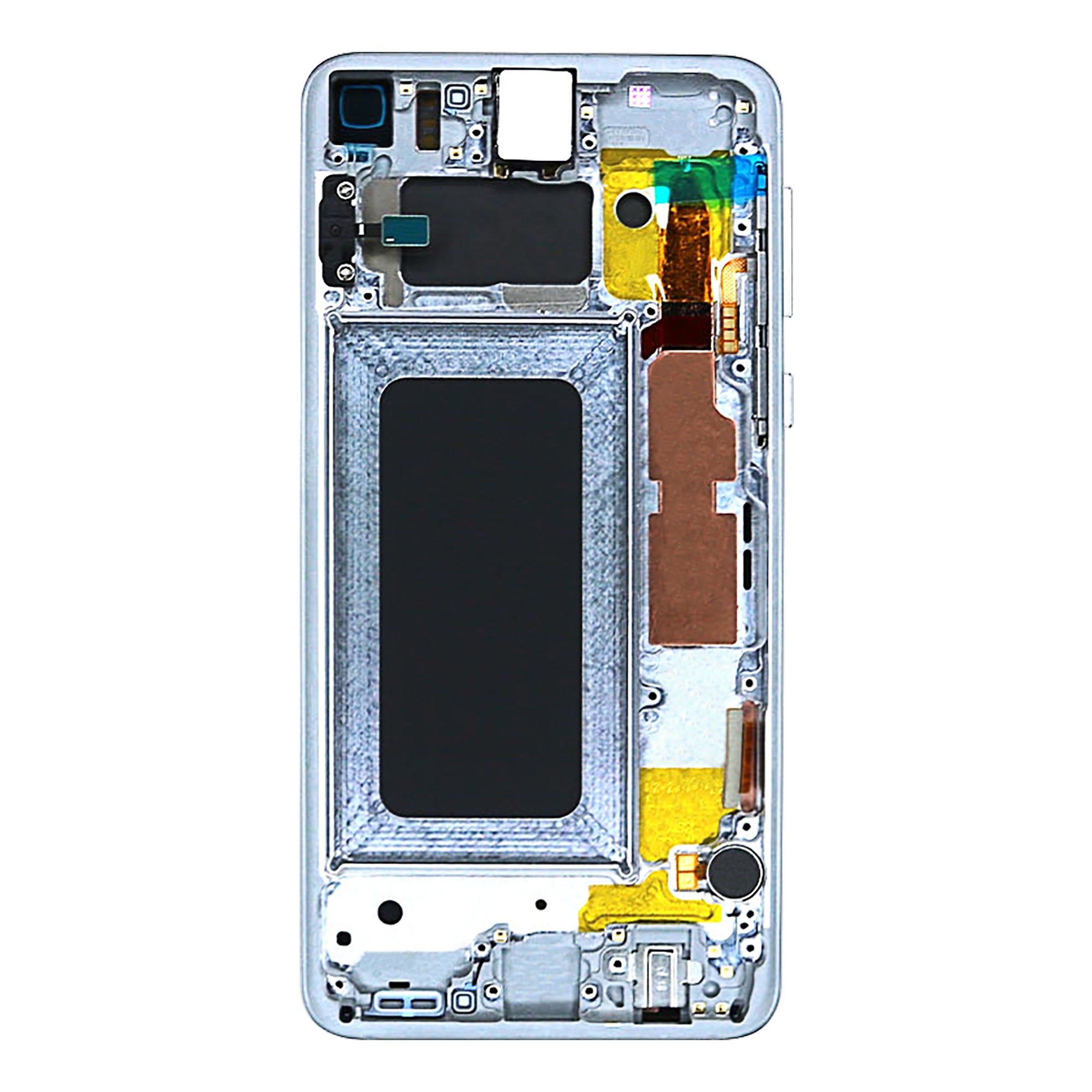 Samsung Galaxy S10e G970F Display und Touchscreen-Digitizer mit Rahmen Prism White Service Pack – Bild 2