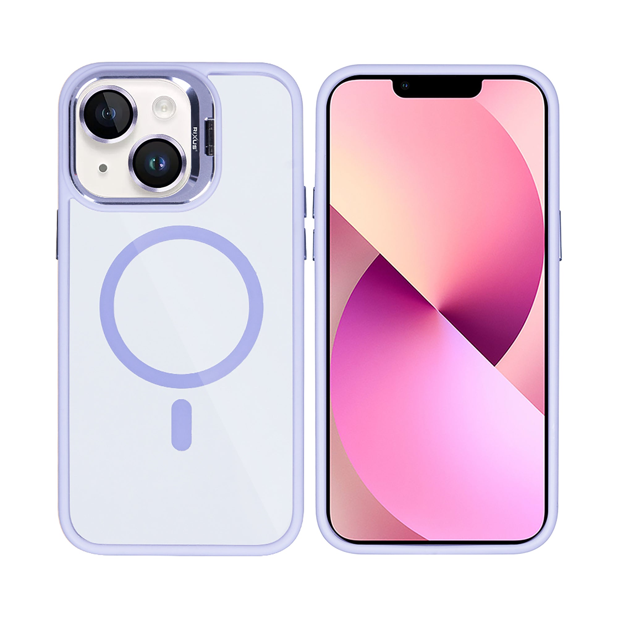 Rixus Classic 03 Hülle mit MagSafe kompatibel für Apple iPhone 13 Light Purple – Bild 3