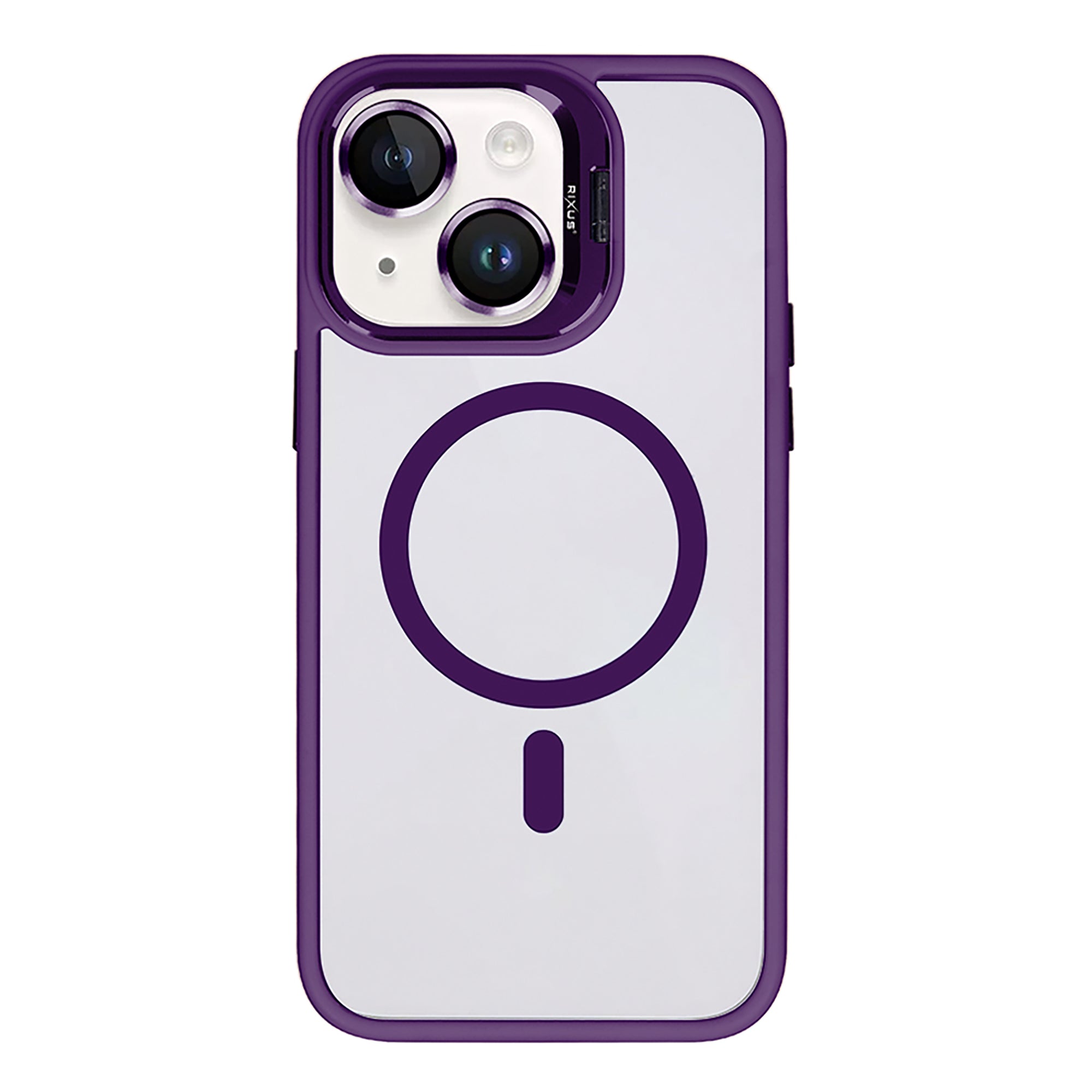 Rixus Classic 03 Hülle mit MagSafe kompatibel für Apple iPhone 13 Deep Purple