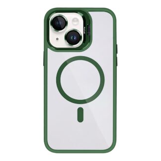 Rixus Classic 03 Hülle mit MagSafe kompatibel für Apple iPhone 13 Dark Green