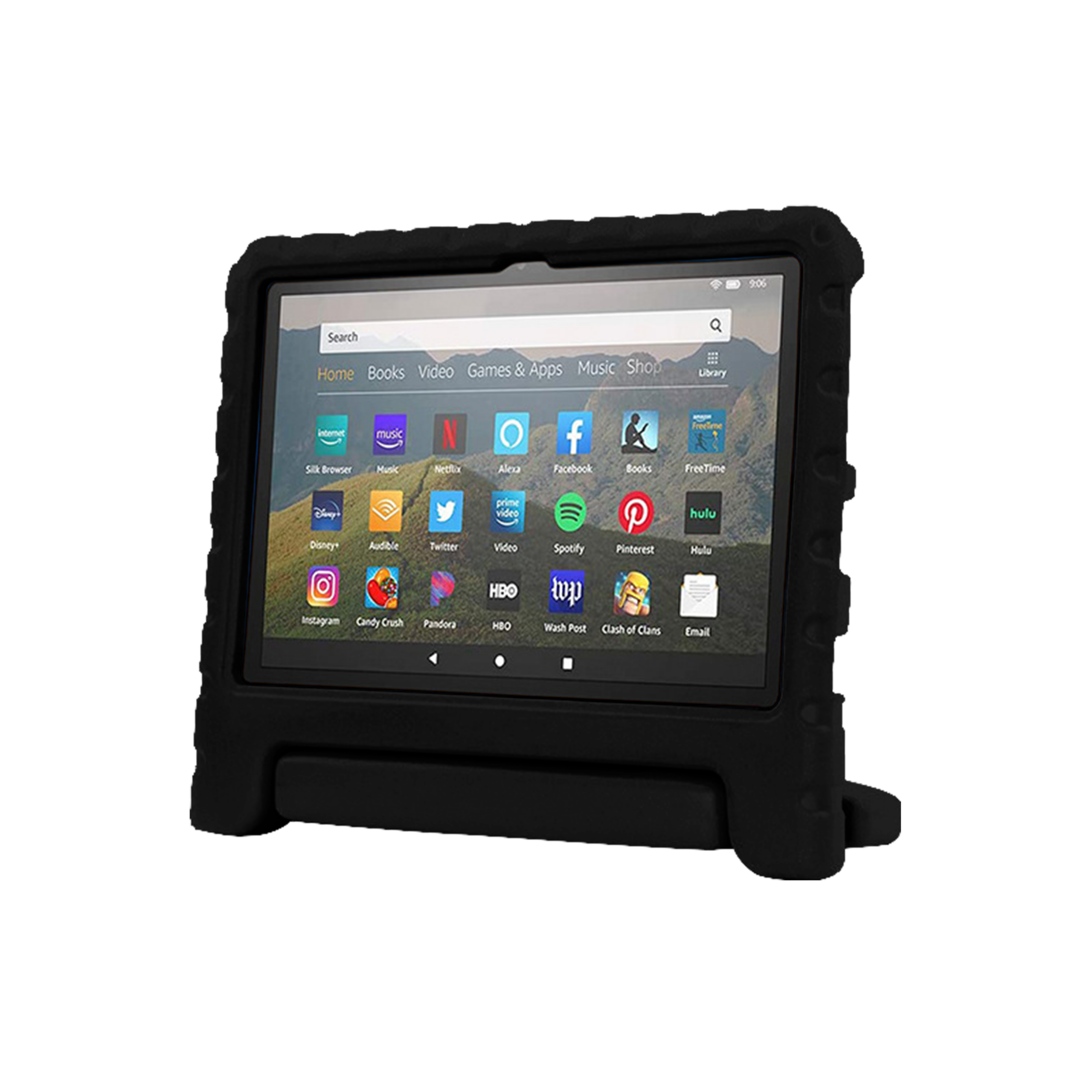 Rixus RXTC06 Tablet Kids Hülle für Apple iPad Air 1 9.7 inch, iPad 5, iPad 2 9.7 inch, iPad 6, iPad Pro 9.7 inch, iPad 7 Black – Bild 2