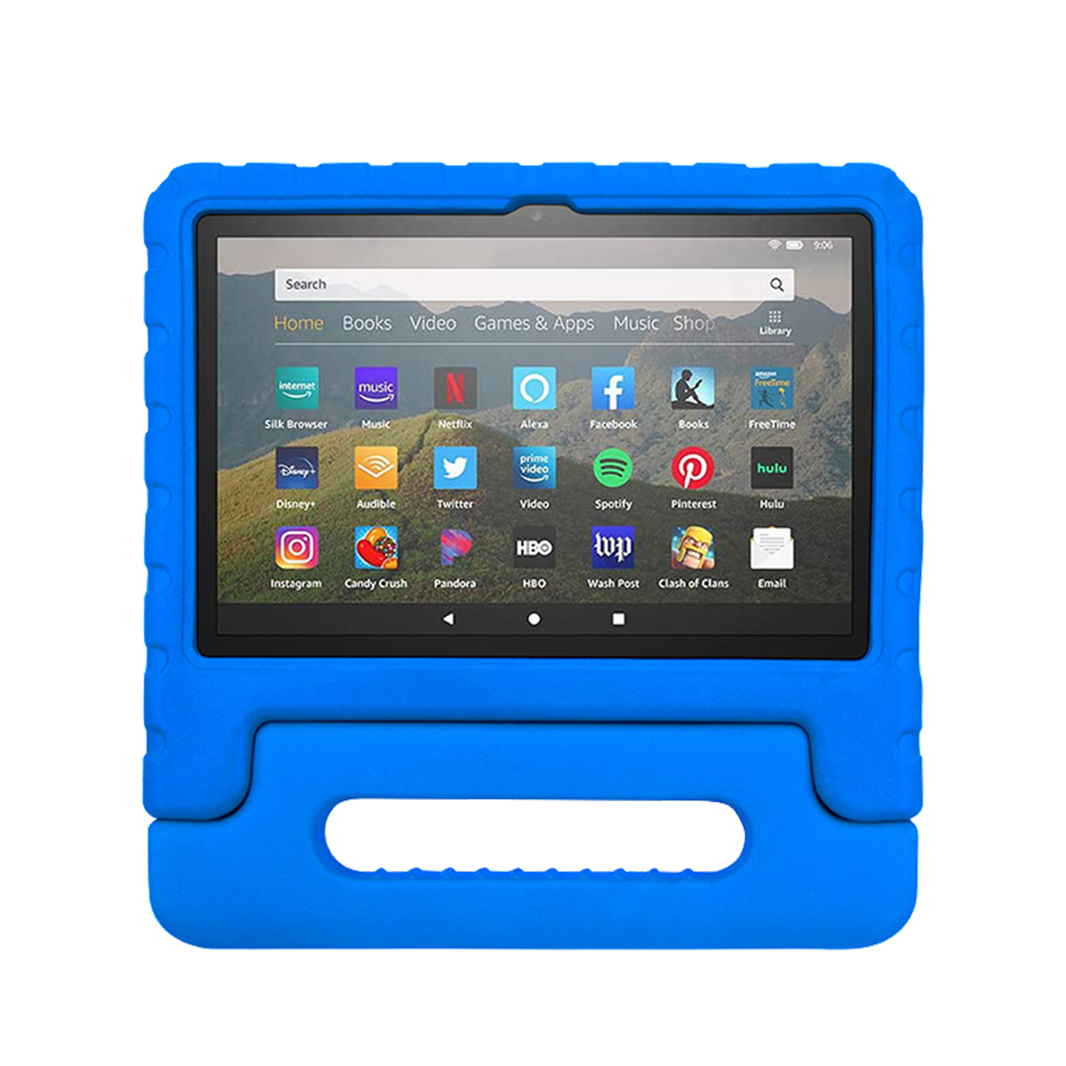 Rixus RXTC06 Tablet Kids Hülle für Apple iPad Air 1 9.7 inch, iPad 5, iPad 2 9.7 inch, iPad 6, iPad Pro 9.7 inch, iPad 7 Blue