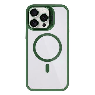 Rixus Classic 03 Hülle mit MagSafe kompatibel für Apple iPhone 13 Pro Dark Green