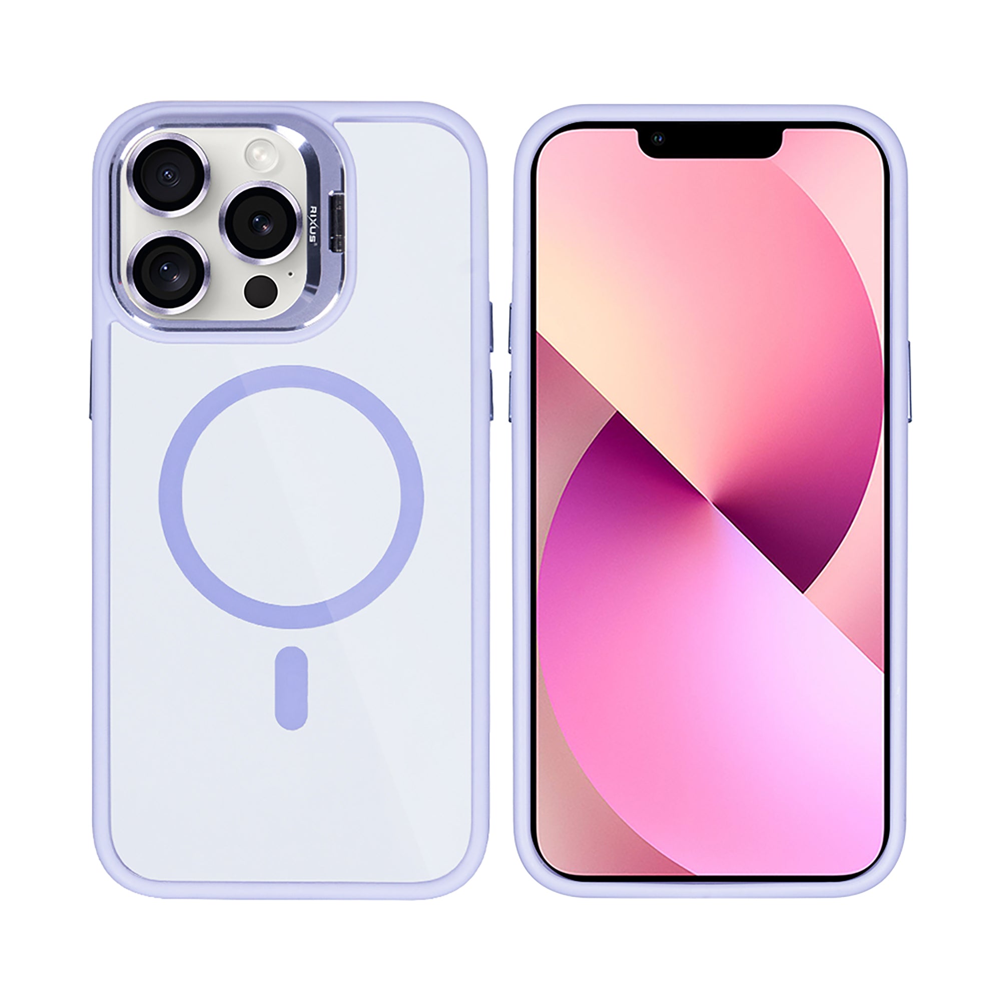 Rixus Classic 03 Hülle mit MagSafe kompatibel für Apple iPhone 13 Pro Max Light Purple – Bild 3