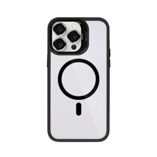 Rixus Classic 03 Hülle mit MagSafe kompatibel für Apple iPhone 12, 12 Pro Black