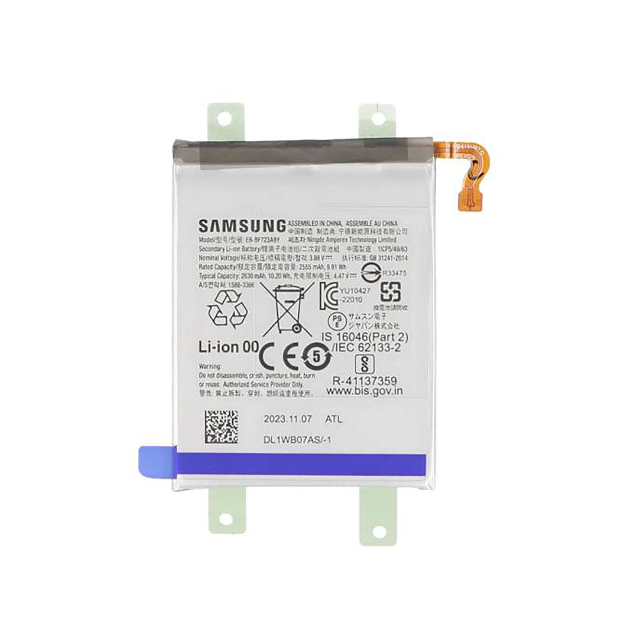 Samsung Galaxy Z Flip4 F721B Sub Akku EB-BF723ABY Original