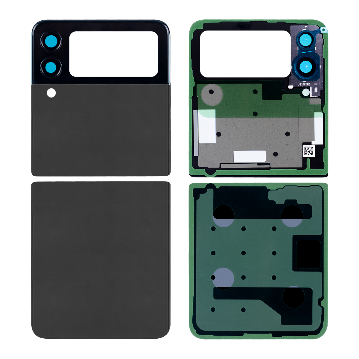 Samsung Galaxy Z Flip4 5G F721B Original OEM Backcover mit Kameraglas, Farbe wählbar – Bild 24