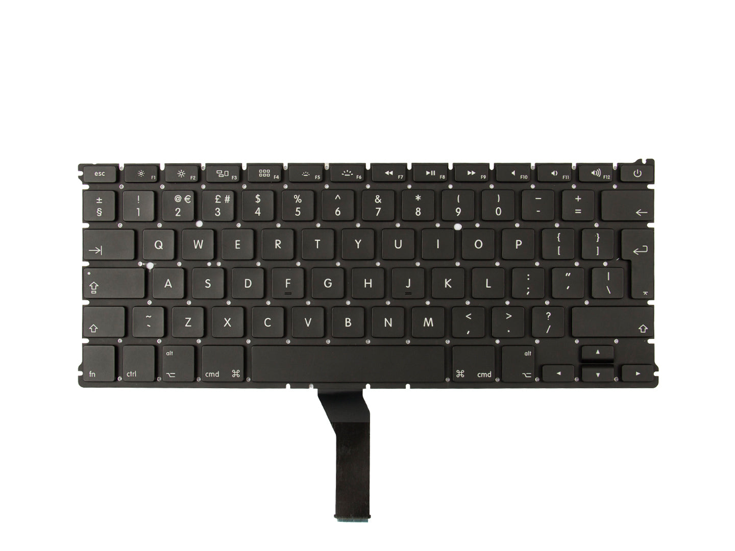 Für Apple MacBook Air (2011-2016) A1466 Keyboard UK Black Original ausgebaut