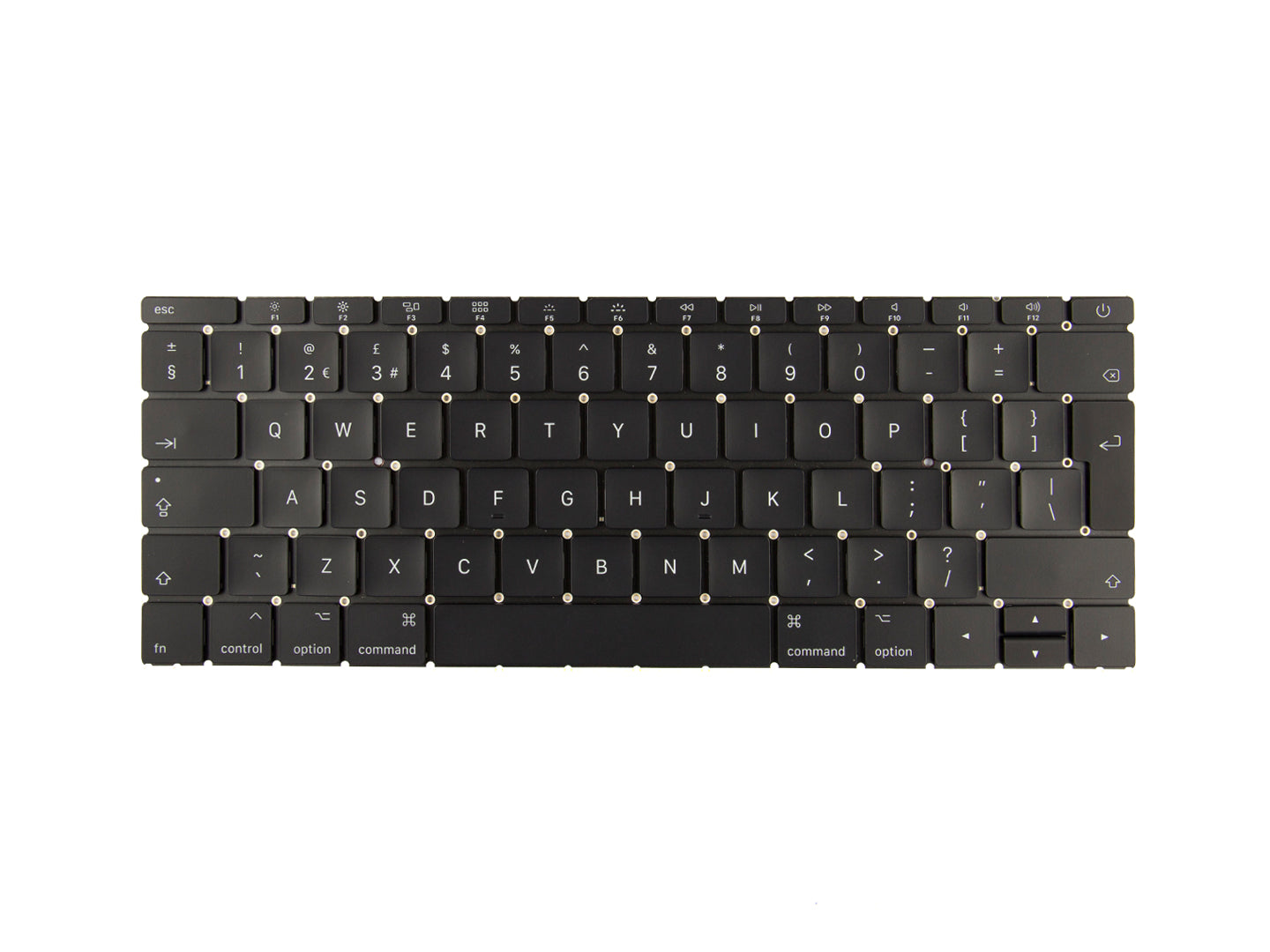 Für Apple MacBook (2015) A1534 Keyboard UK Black Original ausgebaut
