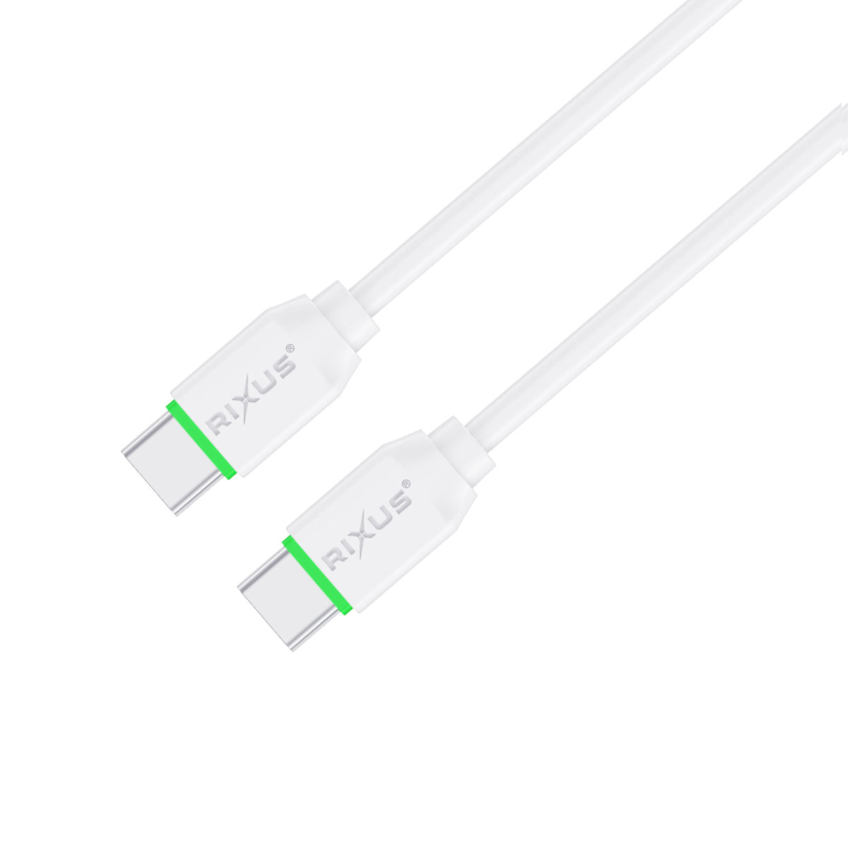 Rixus RX2016 Data Sync und Fast Charge Kabel USB-C to USB-C 2m – Bild 2