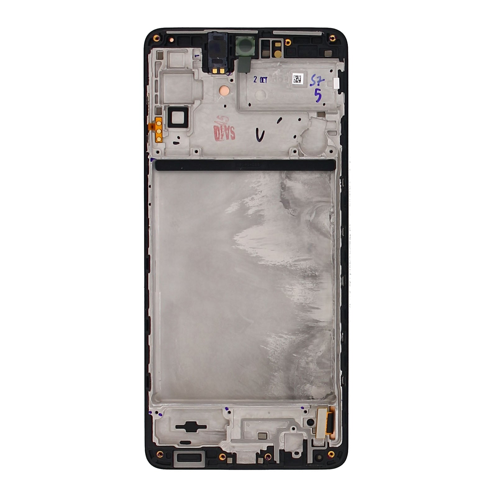 Samsung Galaxy M51 M515F Display und Touchscreen-Digitizer mit Rahmen Celestial Black Service Pack – Bild 3