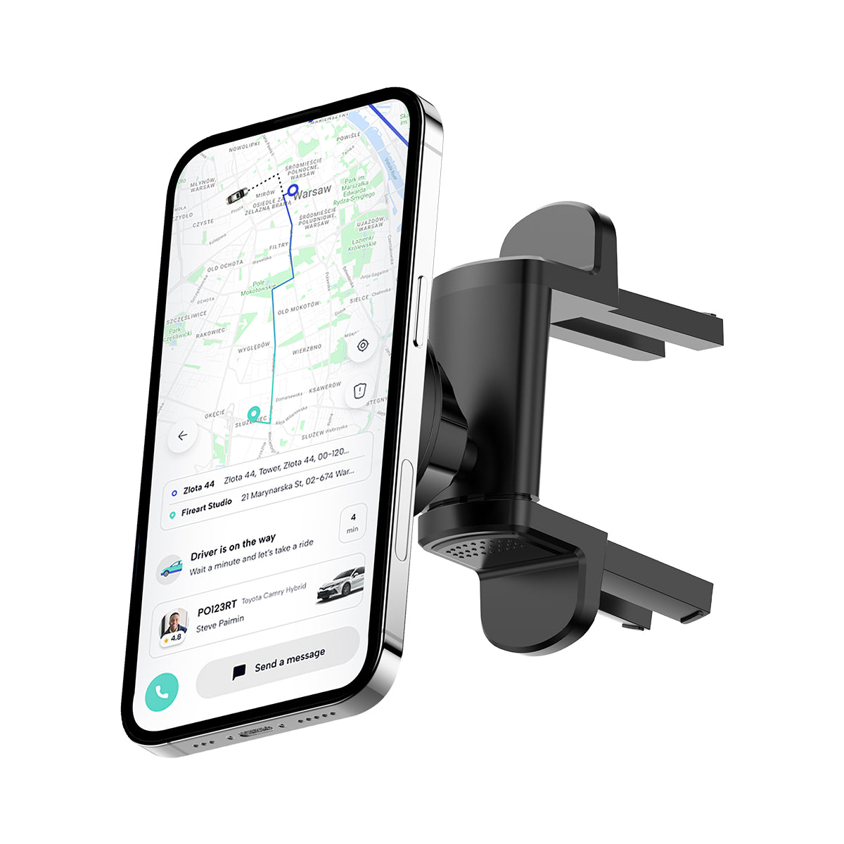 Rixus RXHM30 Universal Magnetic Car Vent Holder Black – Bild 3