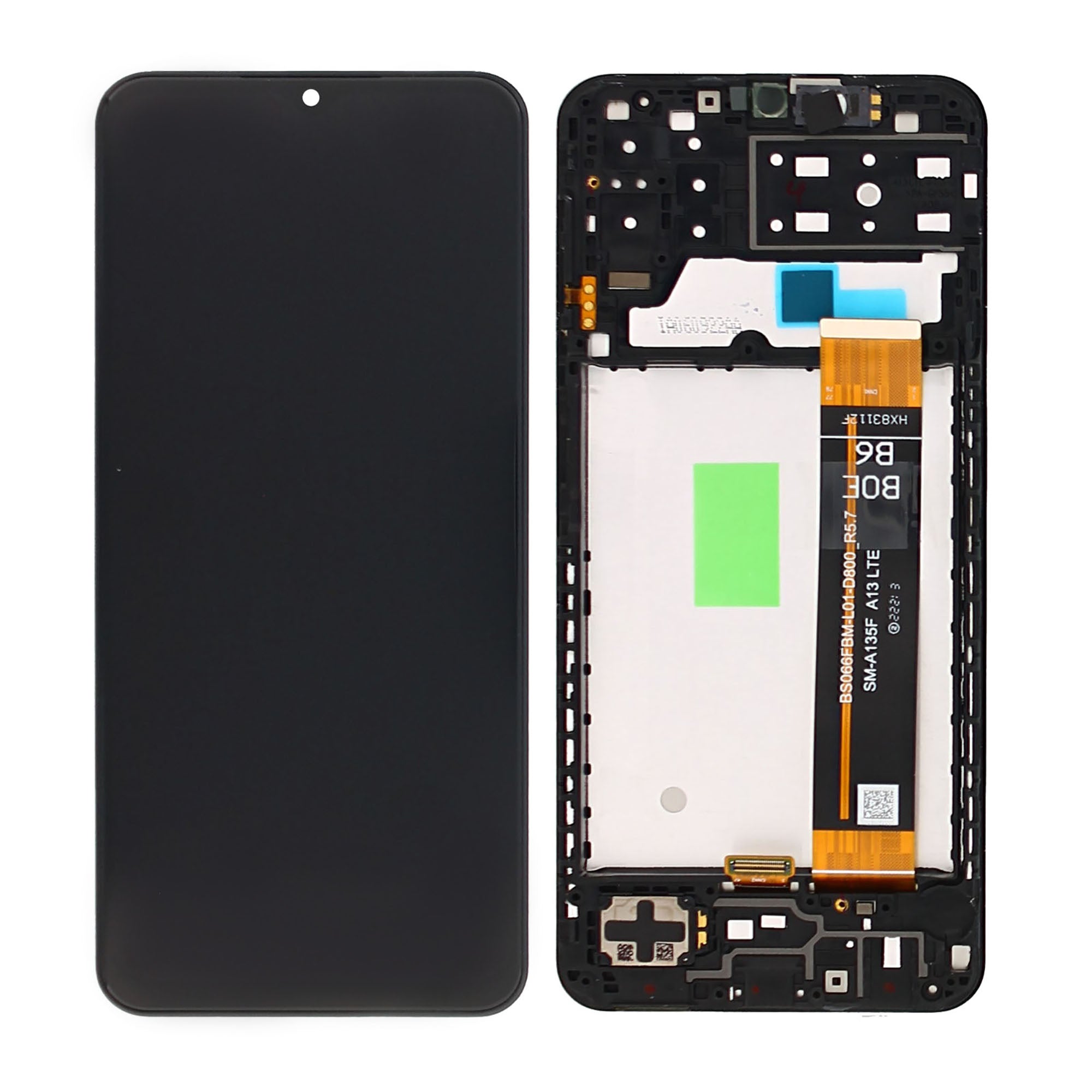 Samsung Original Service Pack Display Galaxy A13 A135F mit Rahmen Schwarz – Bild 4