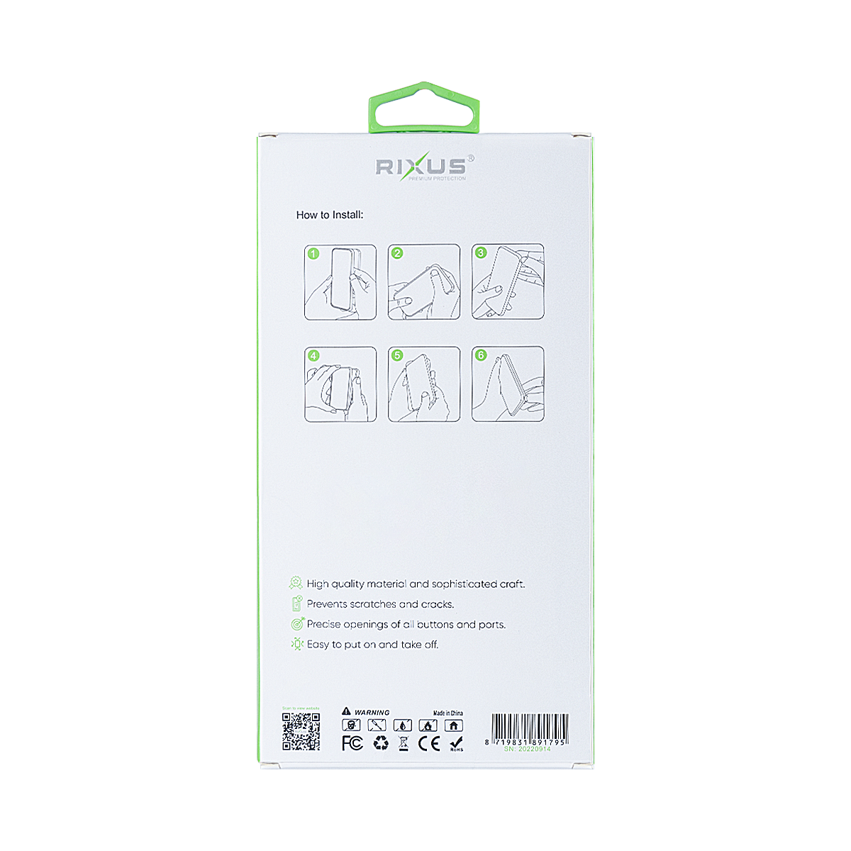 Rixus Clear Hülle mit MagSafe kompatibel für Samsung Galaxy Z Flip5 – Bild 5