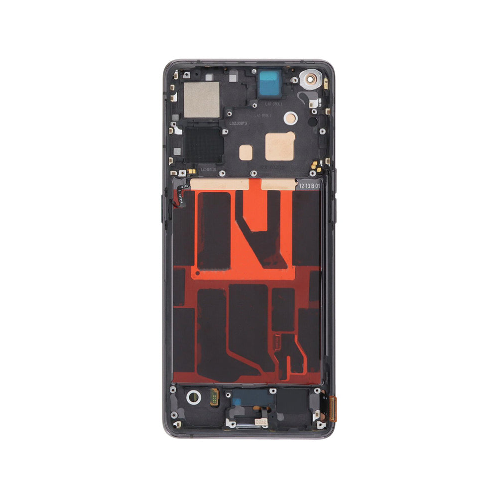 Oppo Find X5 Display und Touchscreen-Digitizer mit Rahmen Black Service Pack – Bild 2