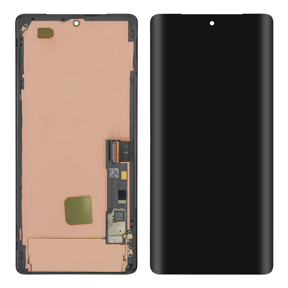 Google Pixel 7 Pro Display und Touchscreen-Digitizer mit Rahmen Black Service Pack – Bild 3