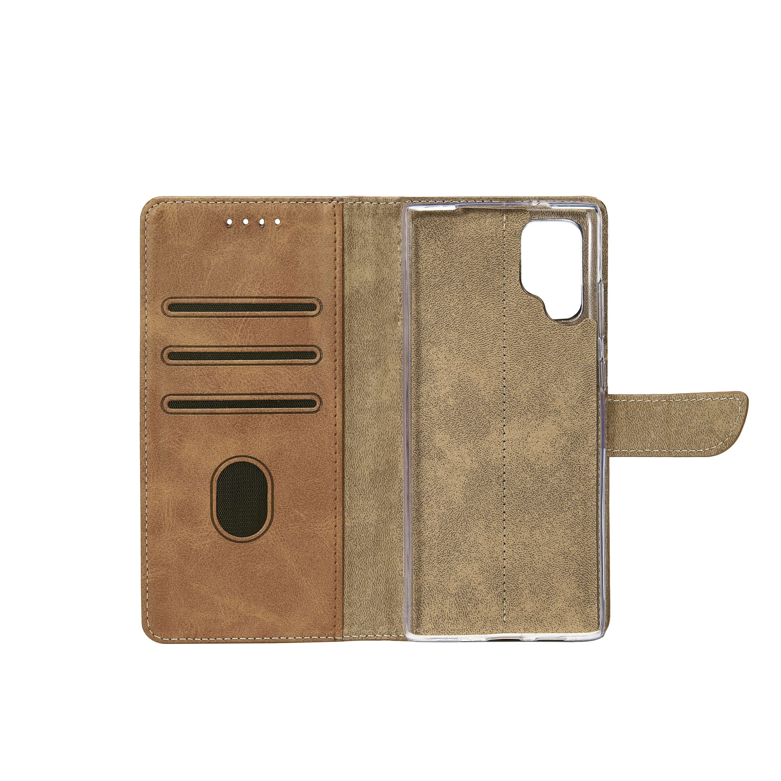 Rixus Buchhülle für Samsung Galaxy S23 Ultra Light Brown – Bild 5