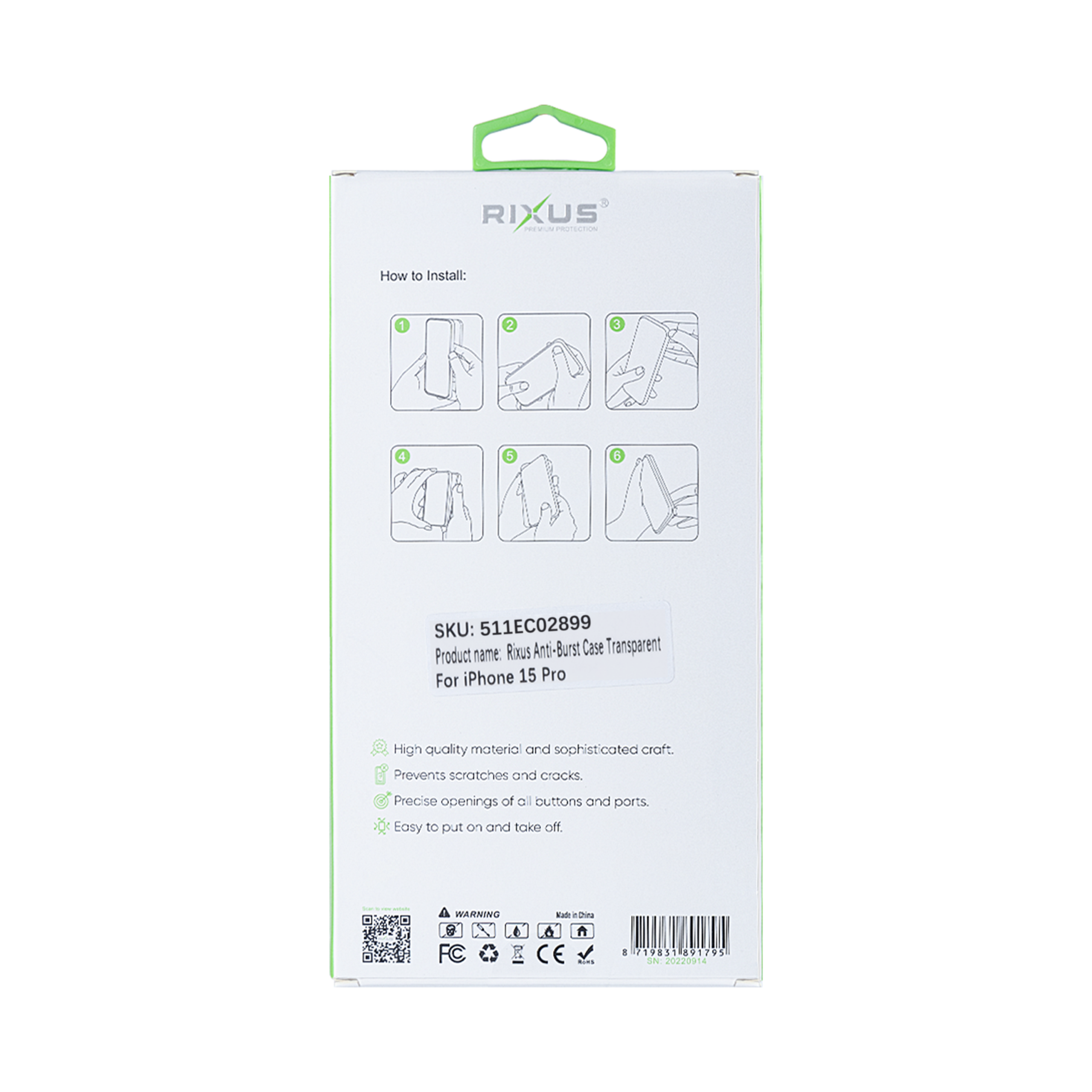 Rixus Anti-Burst Hülle für iPhone 15 16 17 Modell & Farbe – Bild 54