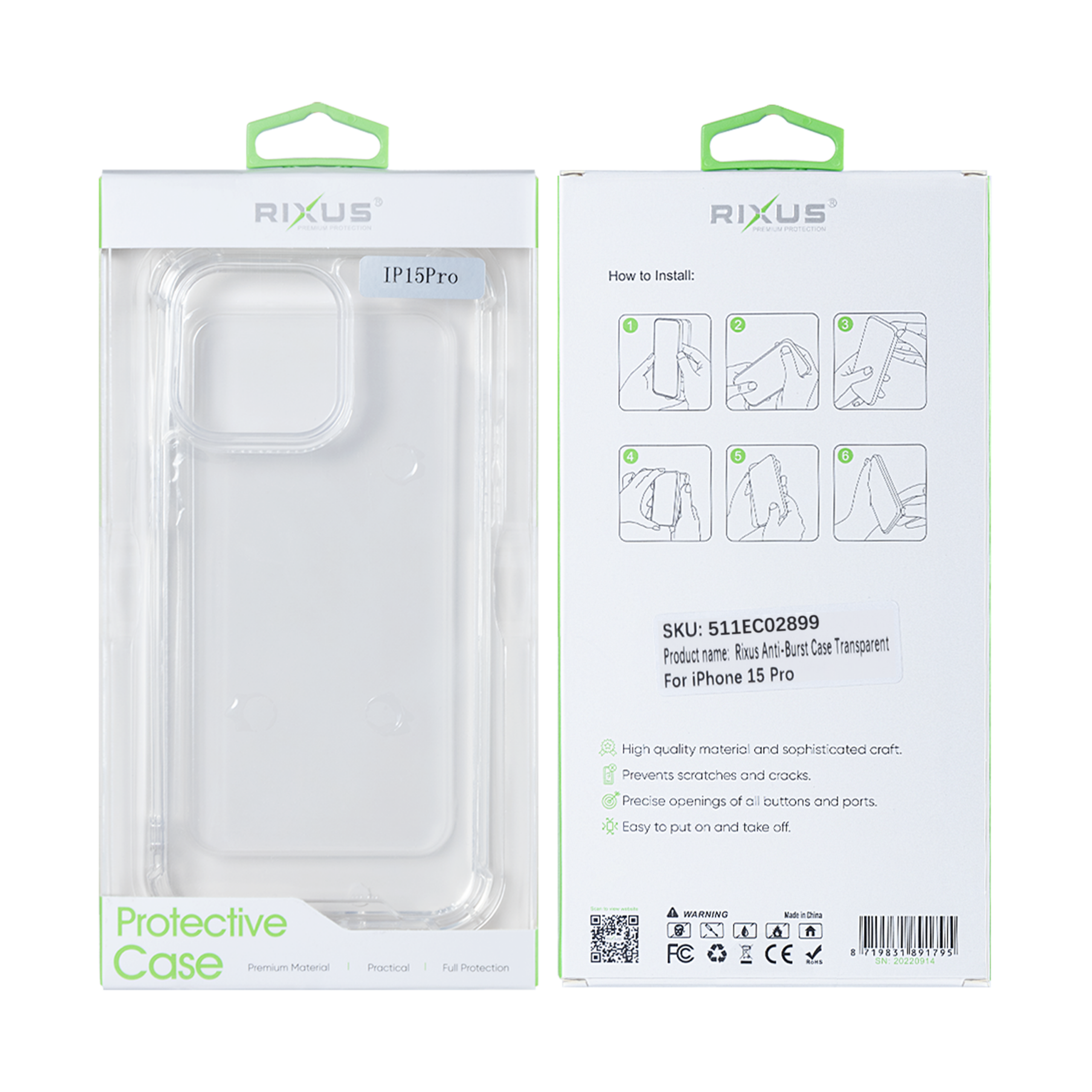 Rixus Anti-Burst Hülle für iPhone 15 16 17 Modell & Farbe – Bild 55