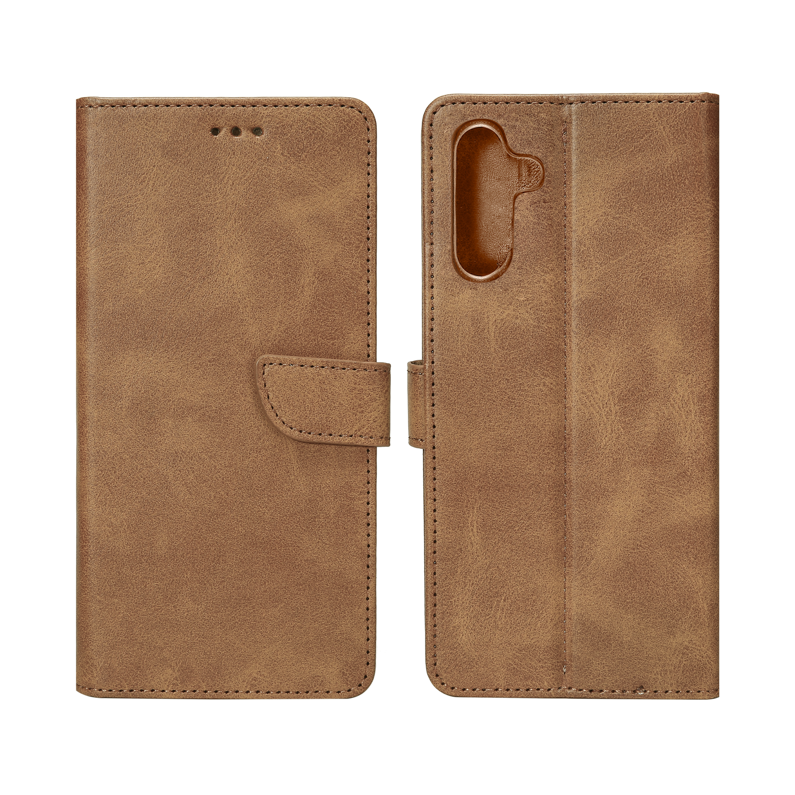 Rixus Buchhülle für Samsung Galaxy S23 Light Brown – Bild 3