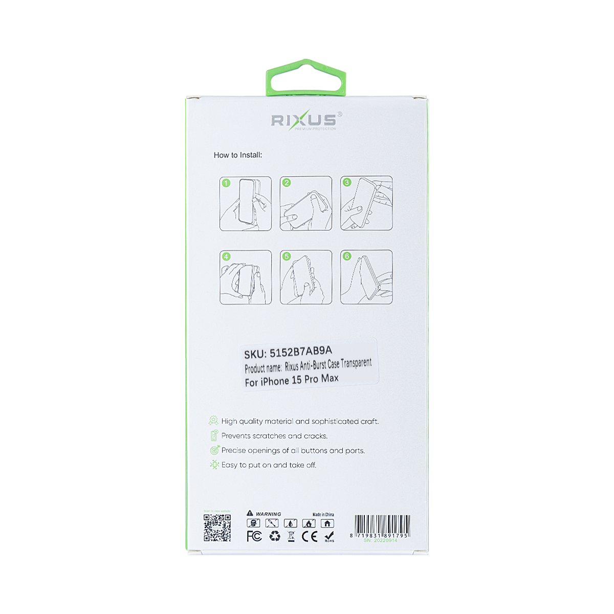 Rixus Anti-Burst Hülle für iPhone 15 16 17 Modell & Farbe – Bild 64