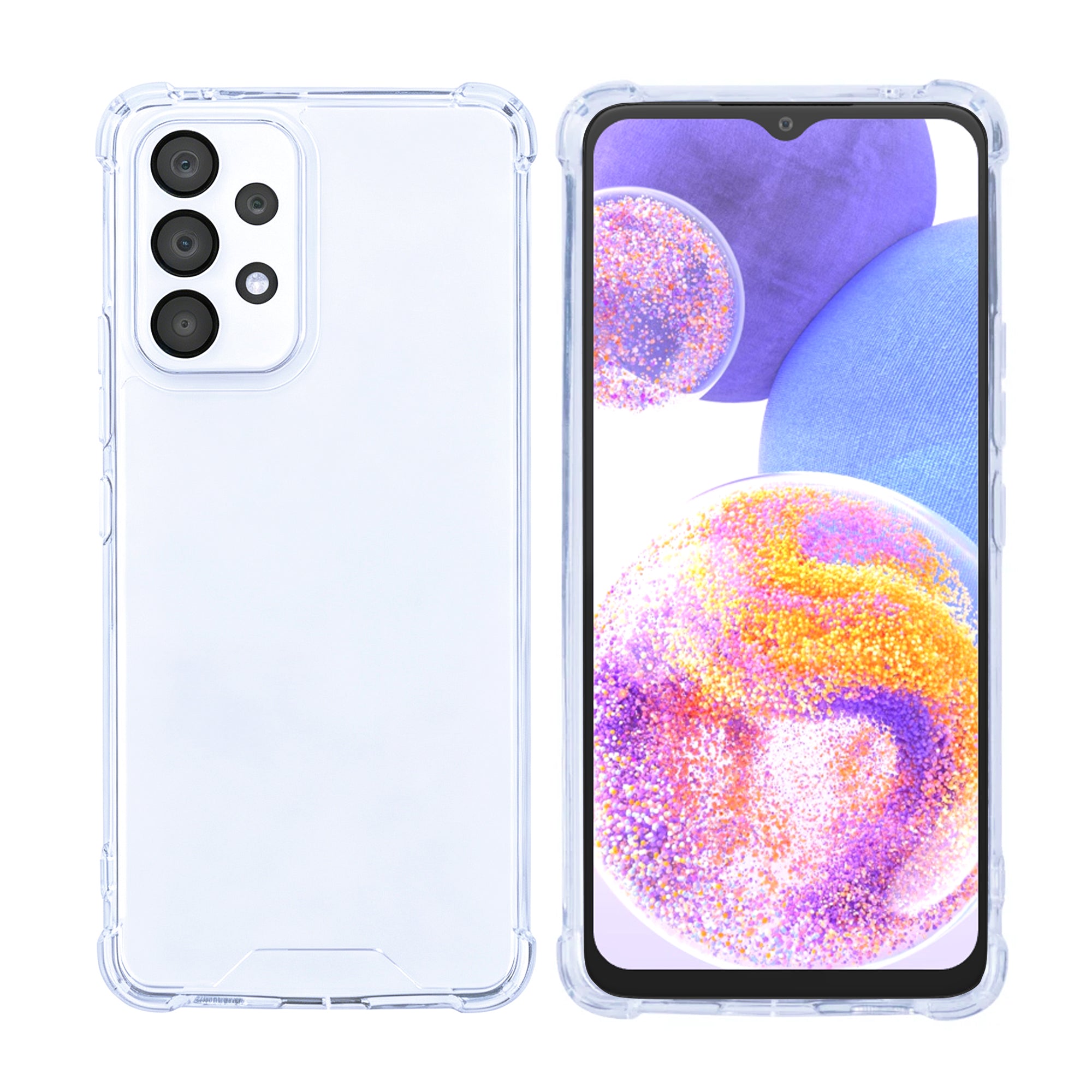 Rixus Anti-Burst Hülle für Samsung Galaxy A23 Transparent – Bild 3