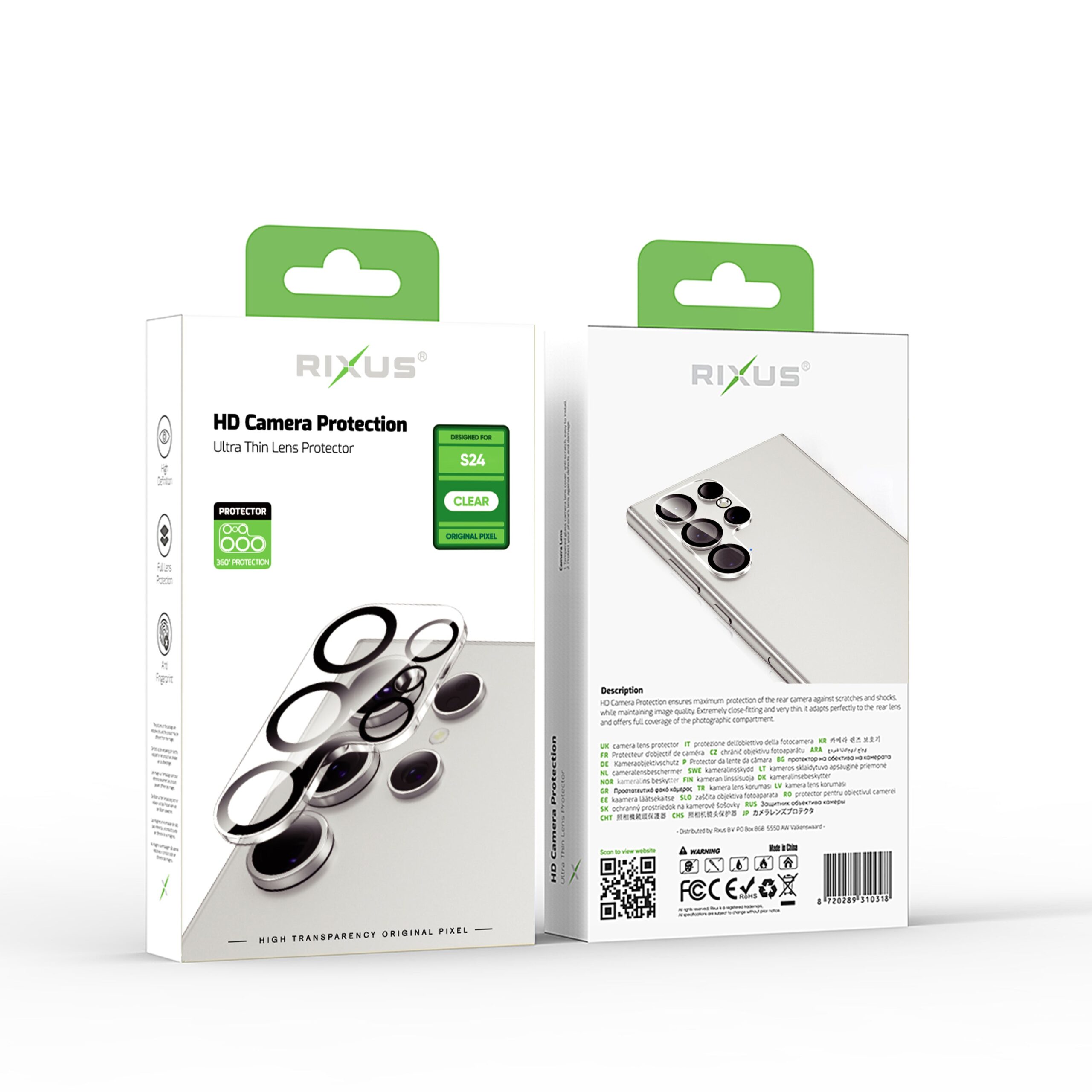 Rixus Clear HD Kamera Panzerglas für Samsung Galaxy S24 5G – Bild 5