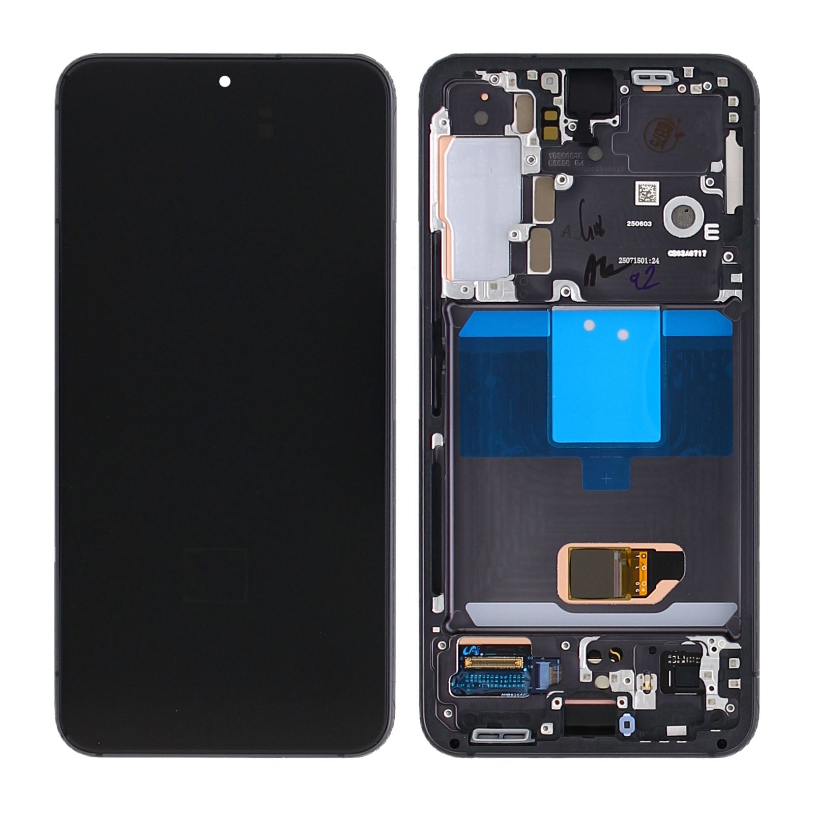 Samsung Original Service Pack Display Galaxy S22 S901B mit Rahmen Phantom Black – Bild 4