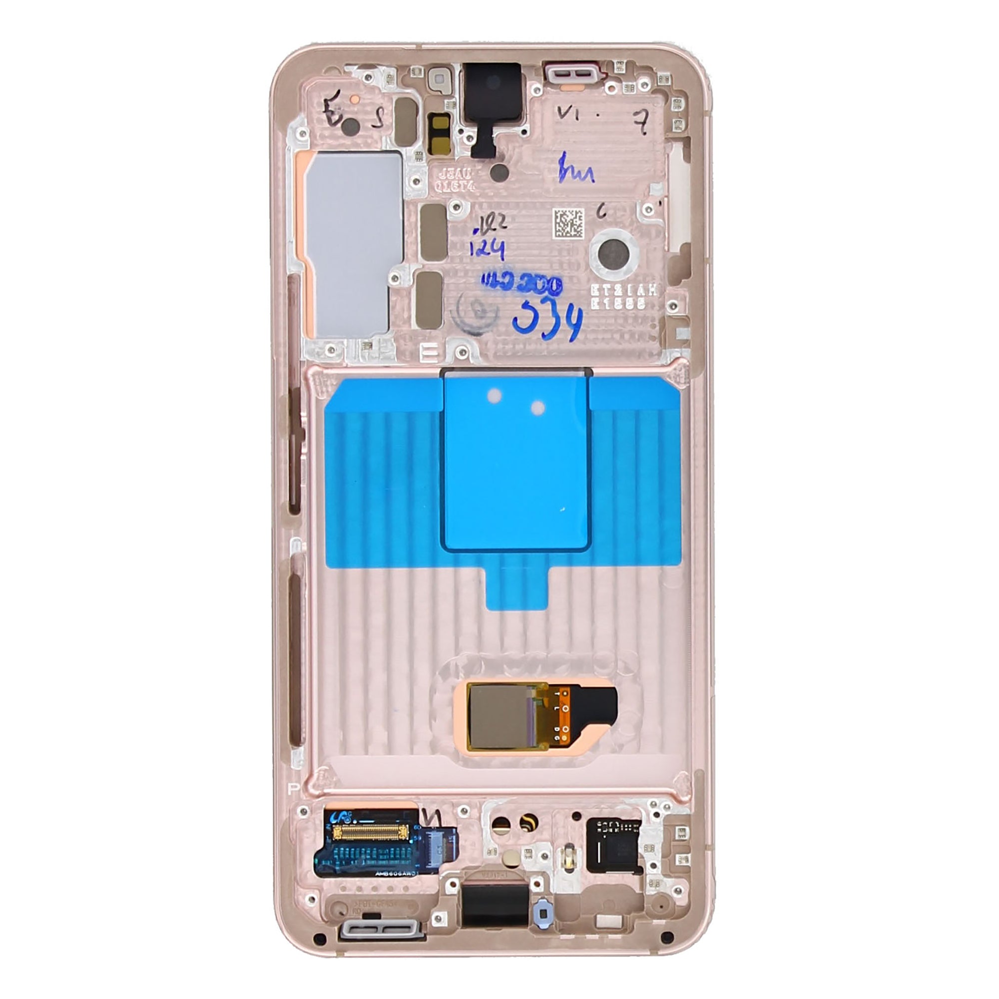 Samsung Original Service Pack Display Galaxy S22 S901B mit Rahmen Pink Gold – Bild 3