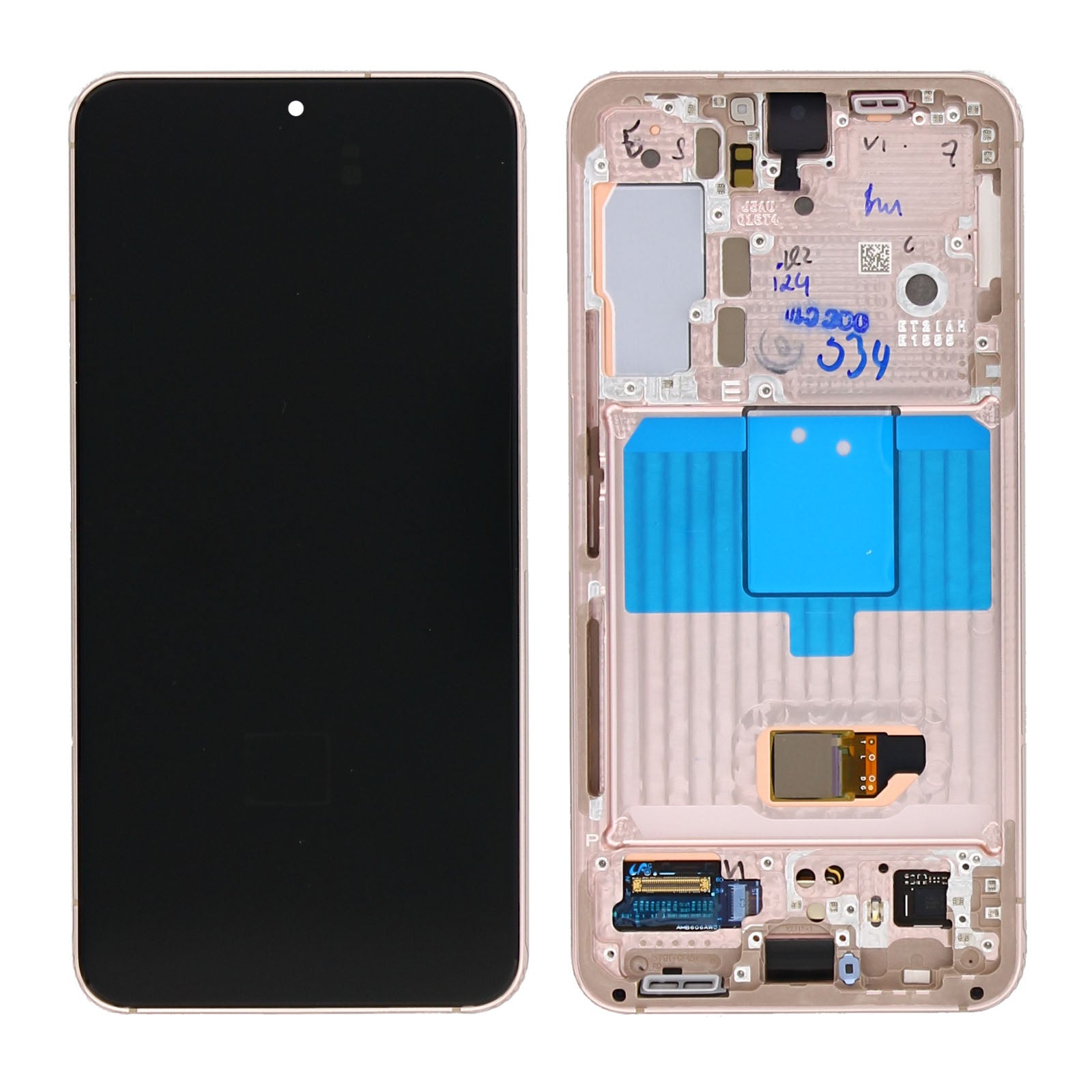 Samsung Original Service Pack Display Galaxy S22 S901B mit Rahmen Pink Gold – Bild 4
