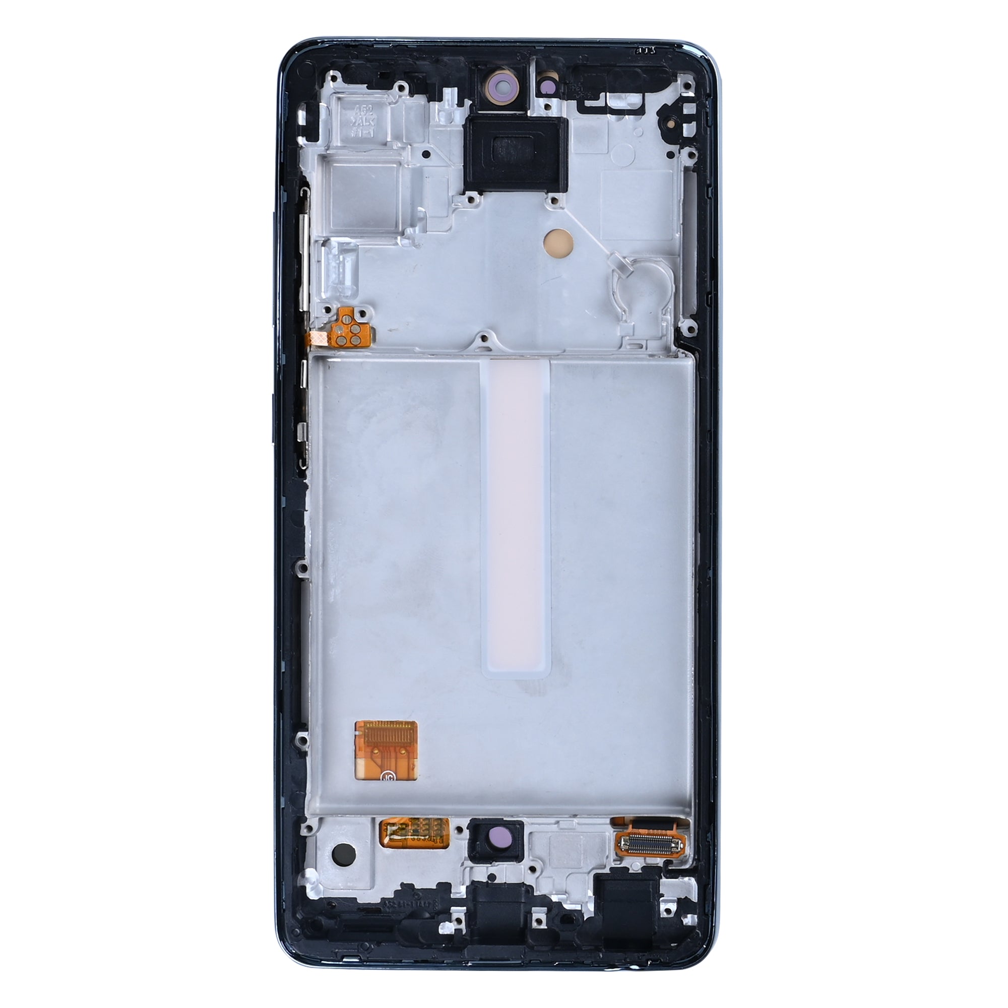 Samsung Galaxy A52 4G A525F, A52 5G A526B, A52s 5G A528B Display und Touchscreen-Digitizer mit Rahmen Awesome White Soft-OLED – Bild 2