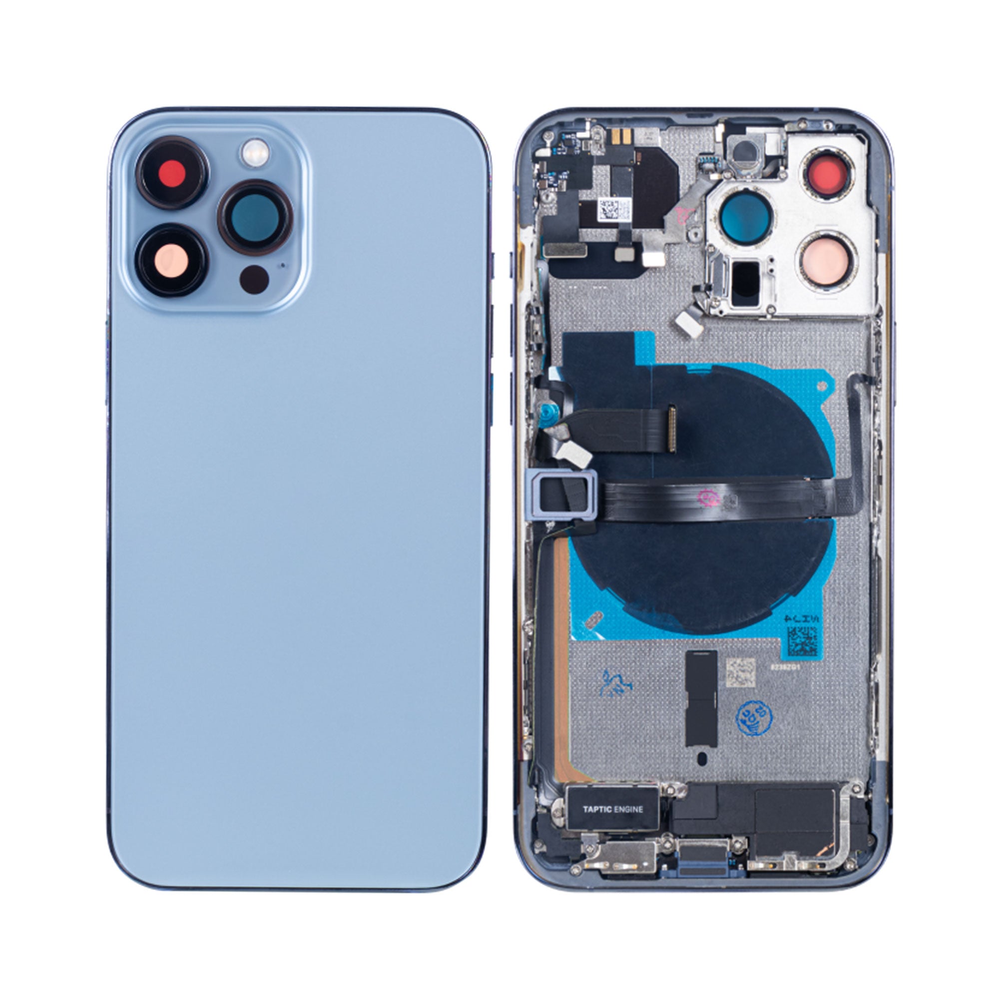Für Apple iPhone 13 Pro Max Gehäuse mit Kleinteilen Sierra Blue OEM – Bild 3