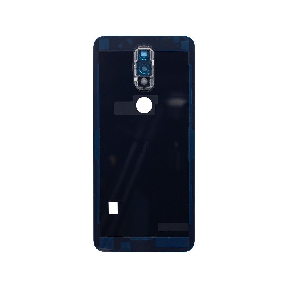 Nokia 7.1 (2018) Akkudeckel mit Linse Gloss Midnight Blue OEM – Bild 2