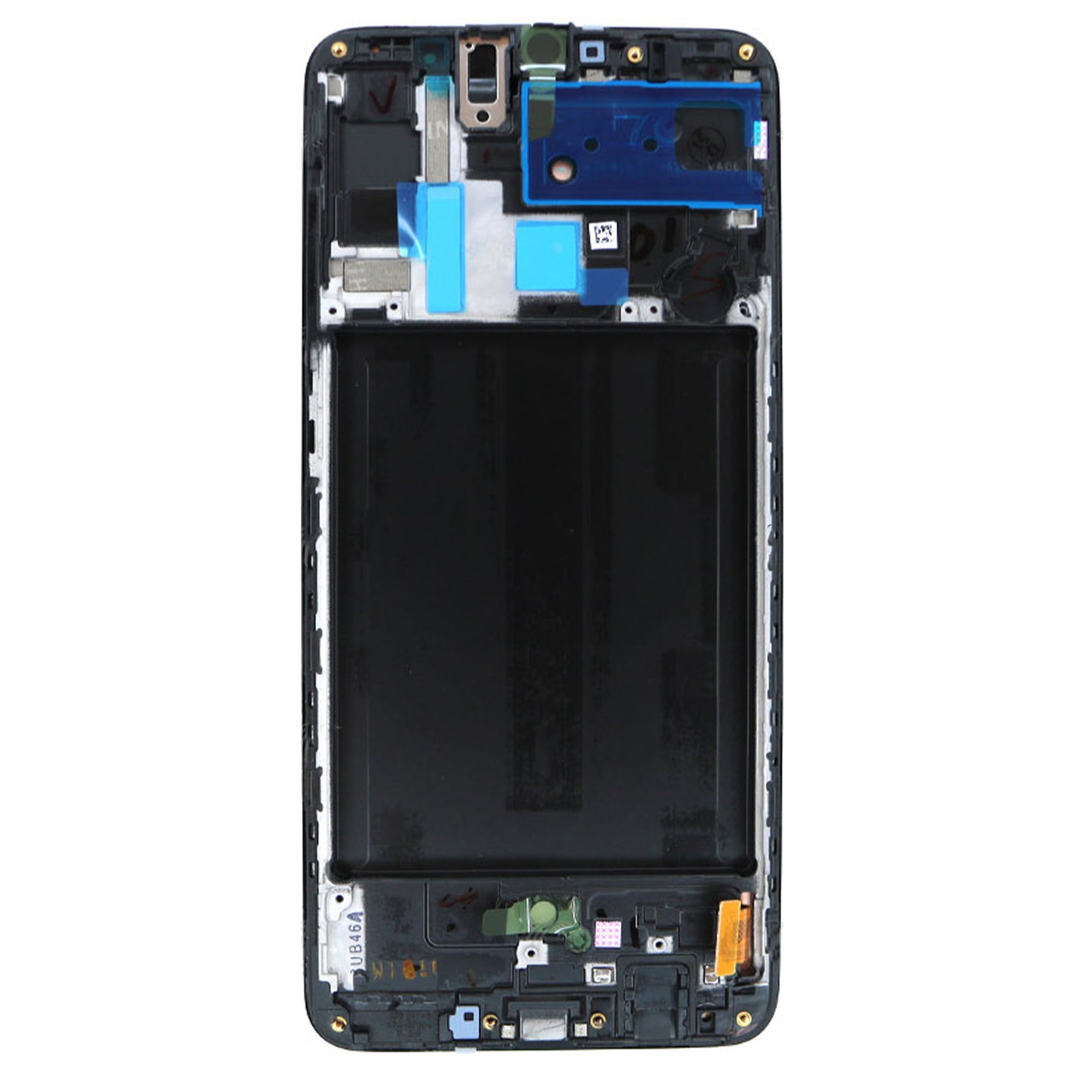 Samsung Galaxy A70 A705F Display und Touchscreen-Digitizer mit Rahmen Black Service Pack – Bild 2