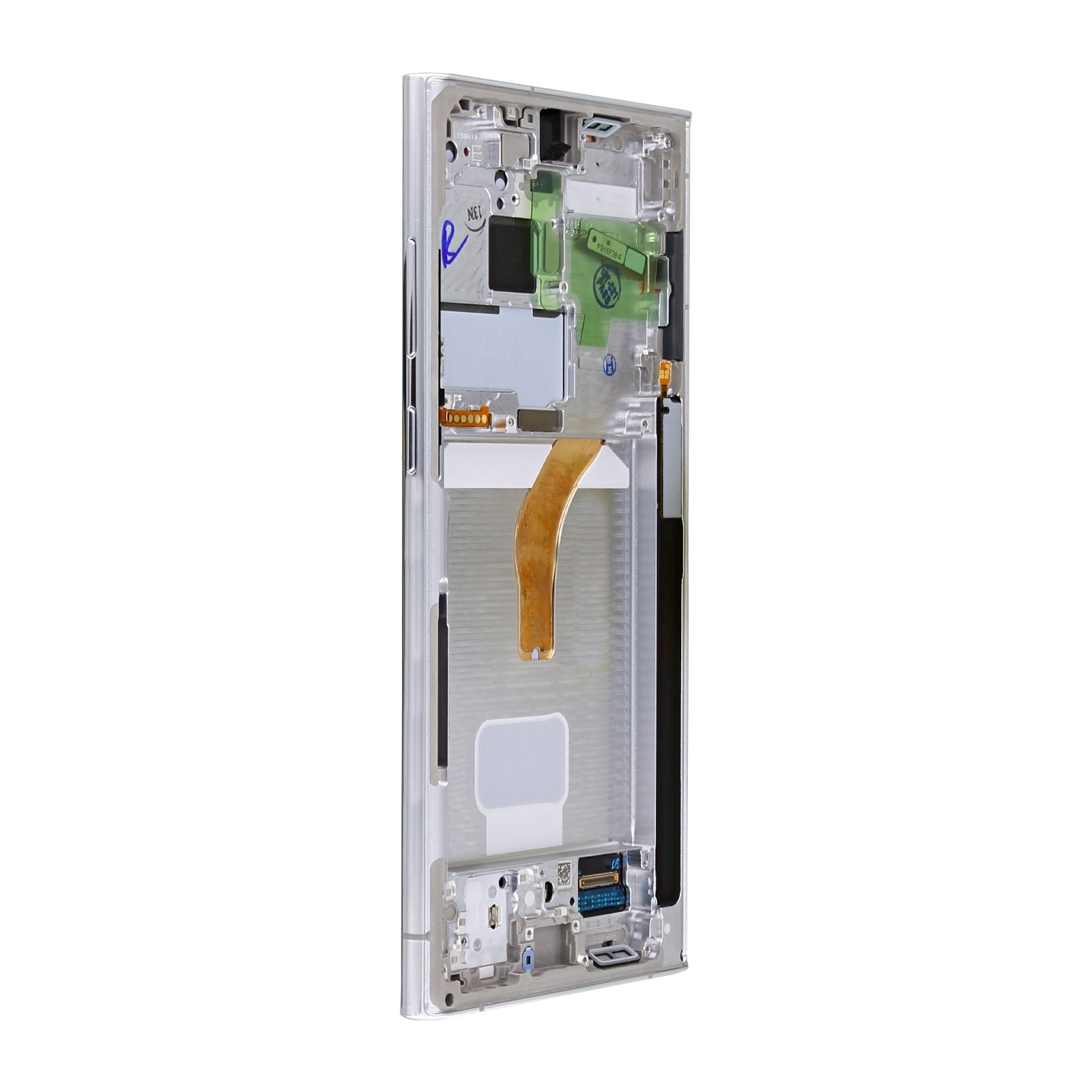 Samsung Galaxy S22 Ultra S908B Original Servicepack Display Rahmen Phantom White – Bild 4