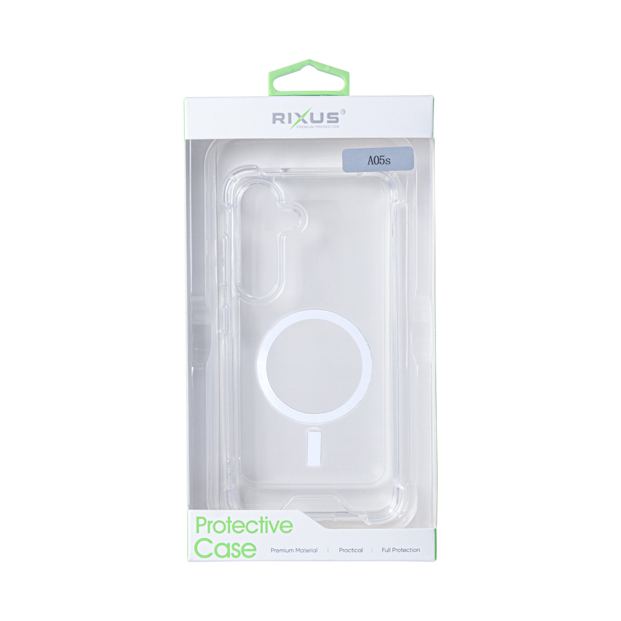 Rixus Anti-Burst Hülle mit MagSafe kompatibel für Samsung Galaxy A05s Transparent – Bild 4