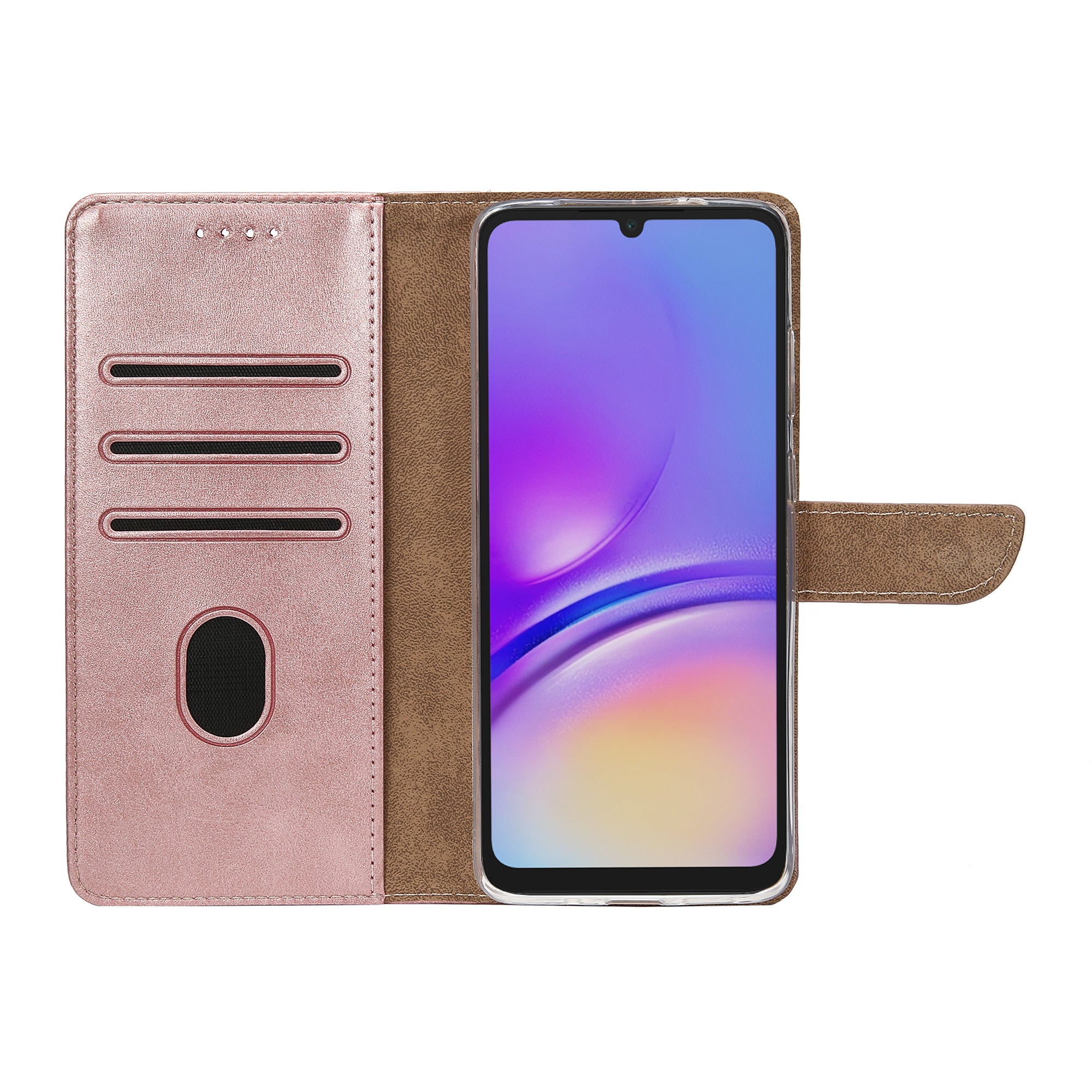 Rixus Buchhülle für Samsung Galaxy A05 Pink – Bild 5