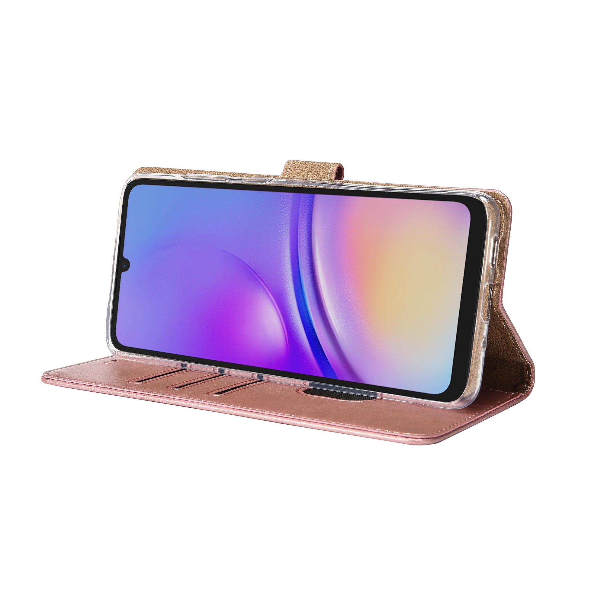 Rixus Buchhülle für Samsung Galaxy A05 Pink – Bild 6