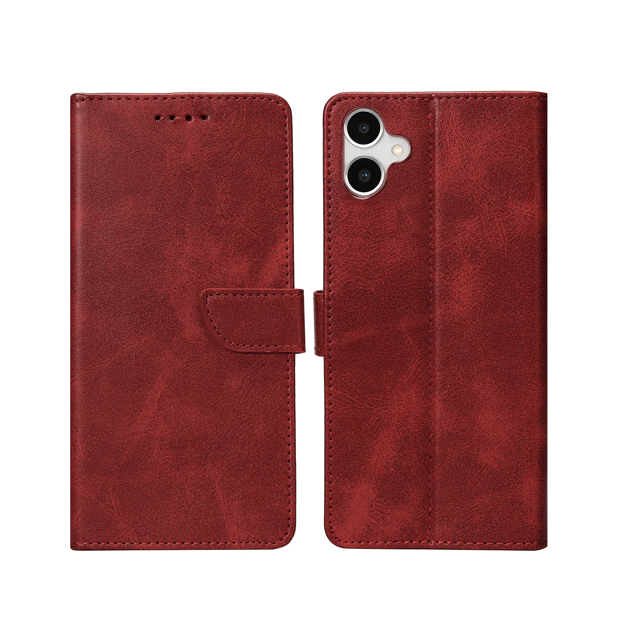 Rixus Buchhülle für Samsung Galaxy A05 Dark Red – Bild 3