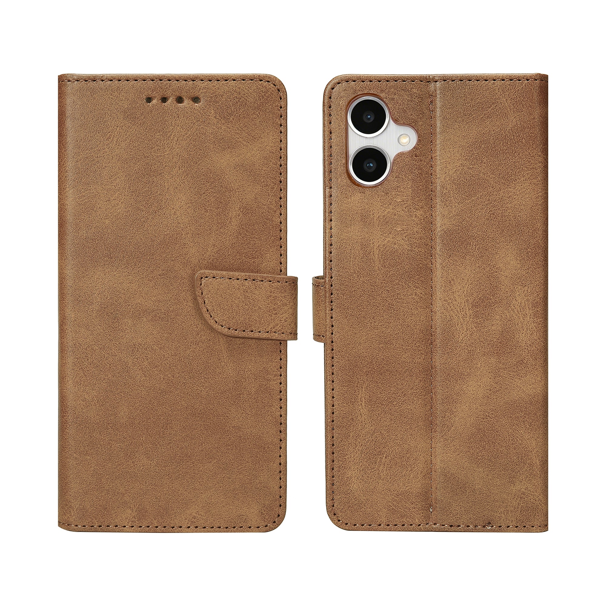 Rixus Buchhülle für Samsung Galaxy A05 Light Brown – Bild 3