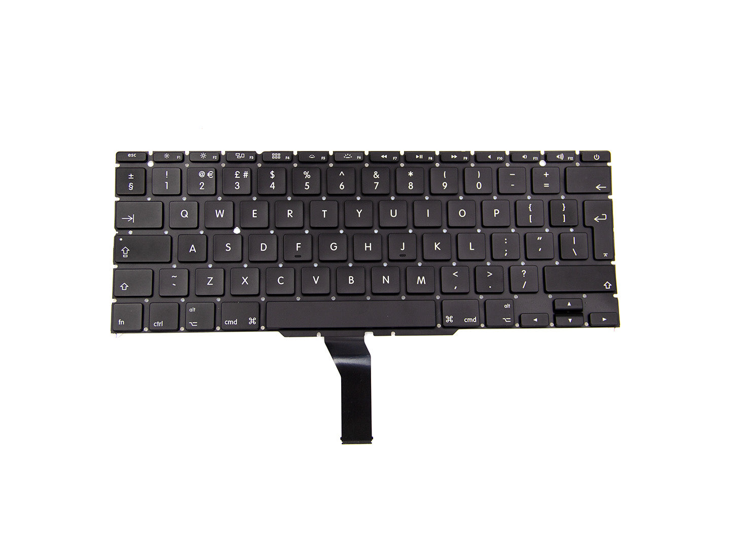 Für Apple MacBook Air (2011-2016) A1370 Keyboard UK Black Original ausgebaut