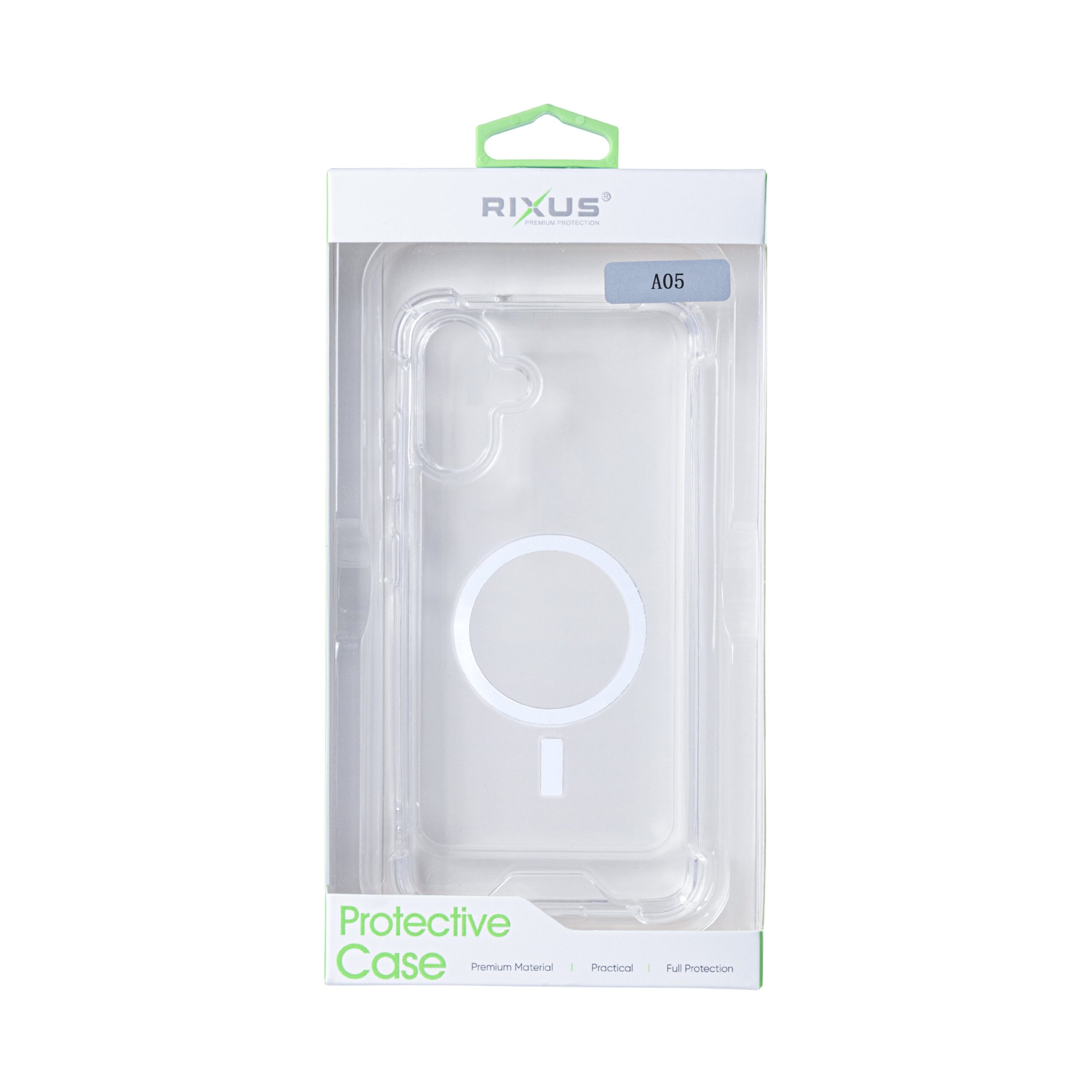 Rixus Anti-Burst Hülle mit MagSafe kompatibel für Samsung Galaxy A05 Transparent – Bild 4