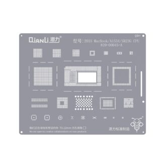QIANLI Bumblebee Stencil QS91 für Apple MacBook (2015) A1534, SR23G, CPU 820-00045-A
