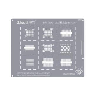 QIANLI Bumblebee Stencil QS93 für Apple MacBook SSD und DDR