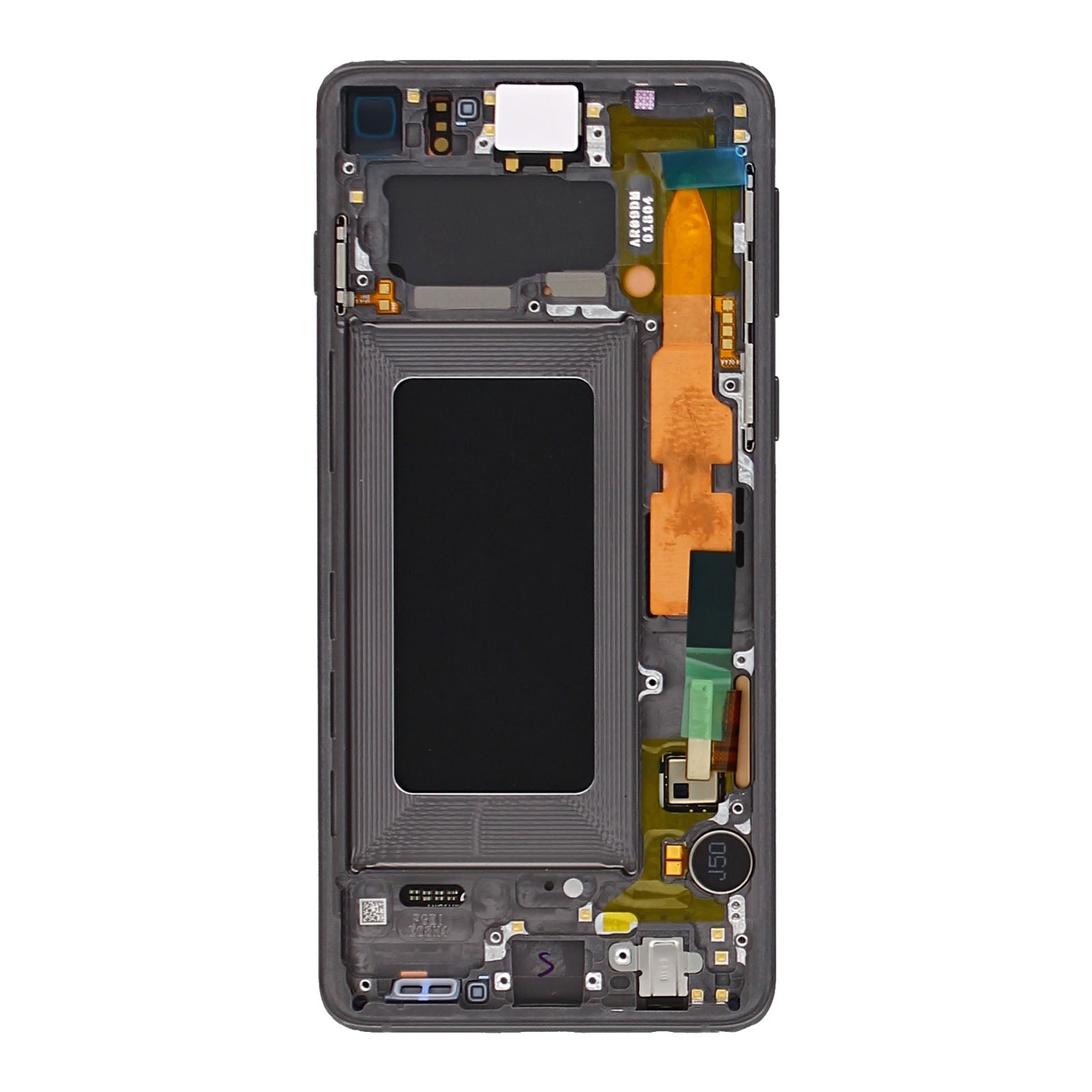 Samsung Galaxy S10 G973F Display und Touchscreen-Digitizer mit Rahmen Prism Black Service Pack – Bild 2