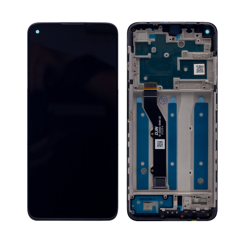 OEM Display für Motorola Moto G9 Plus mit Rahmen Schwarz – Bild 4