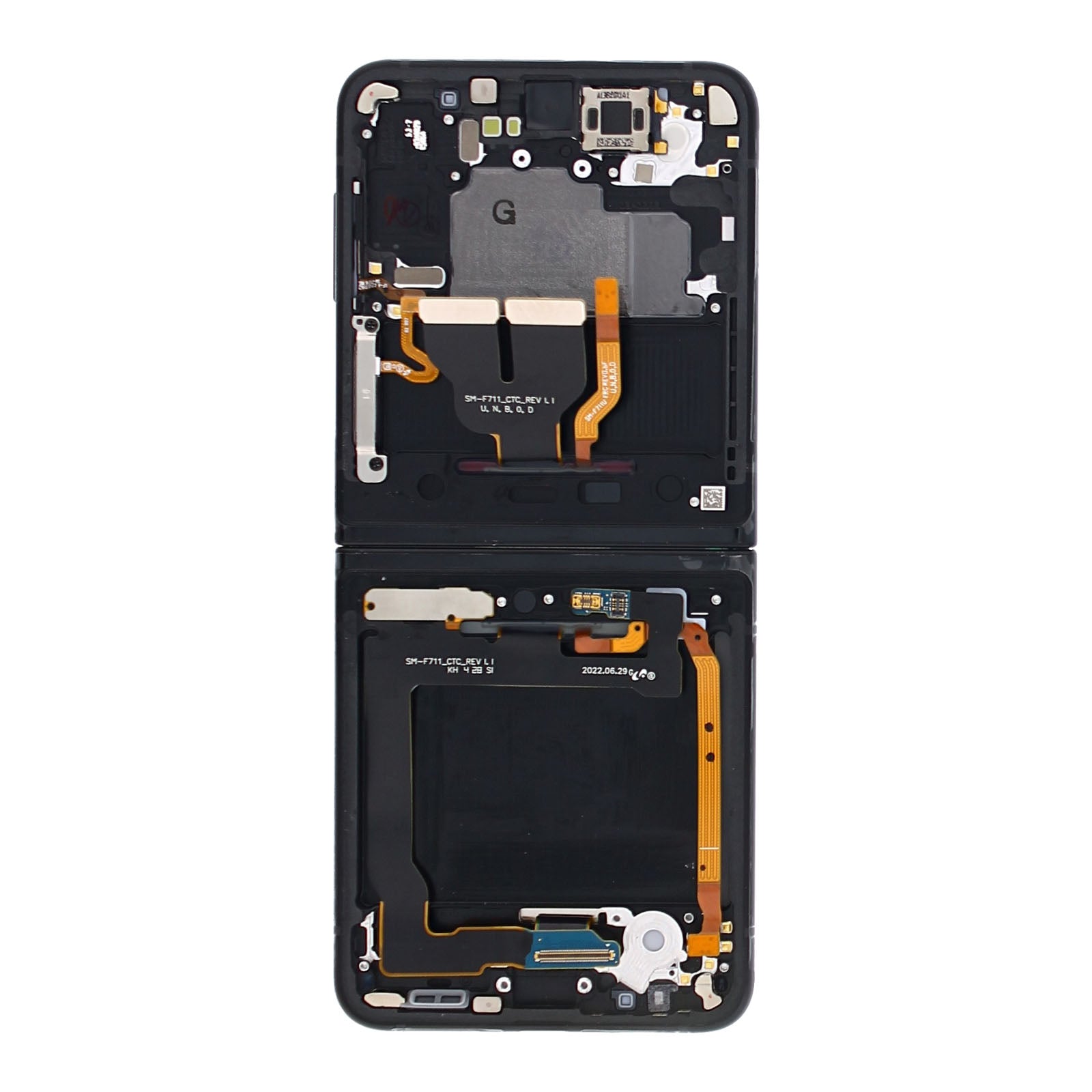 Samsung Original Display Galaxy Z Flip3 Main F711B mit Rahmen Phantom Black – Bild 3