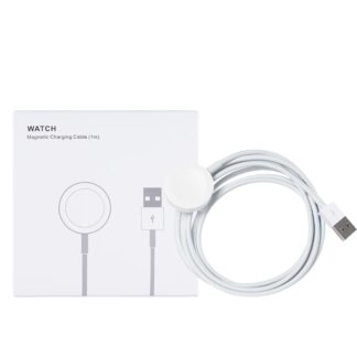 Für Apple Watch Series Magnetic Charger To USB-A Kabel 100cm White Verkaufsverpackung